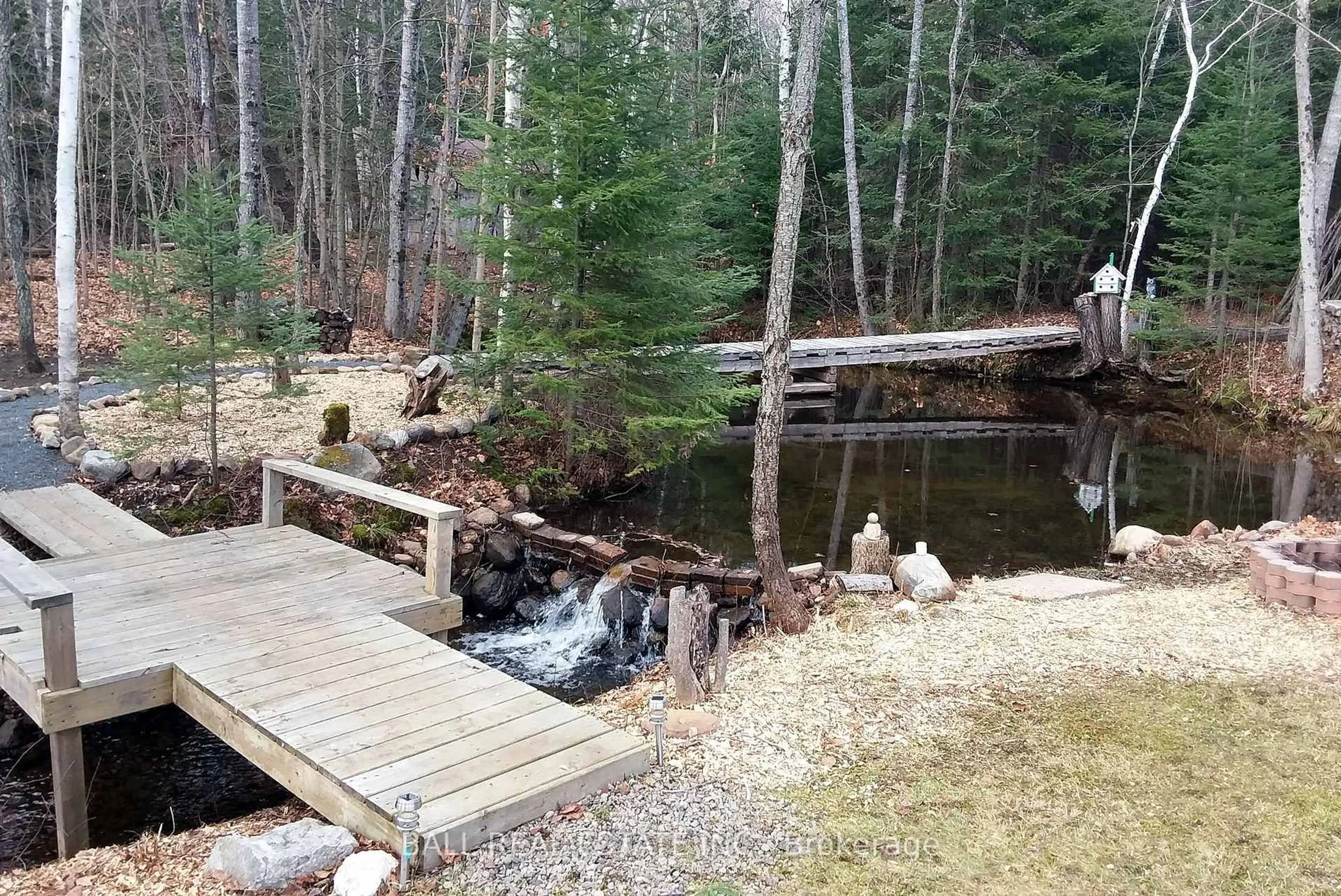 Patio, water/lake/river/ocean view for 1017 Clement Lake Rd, Highlands East Ontario K0L 3C0