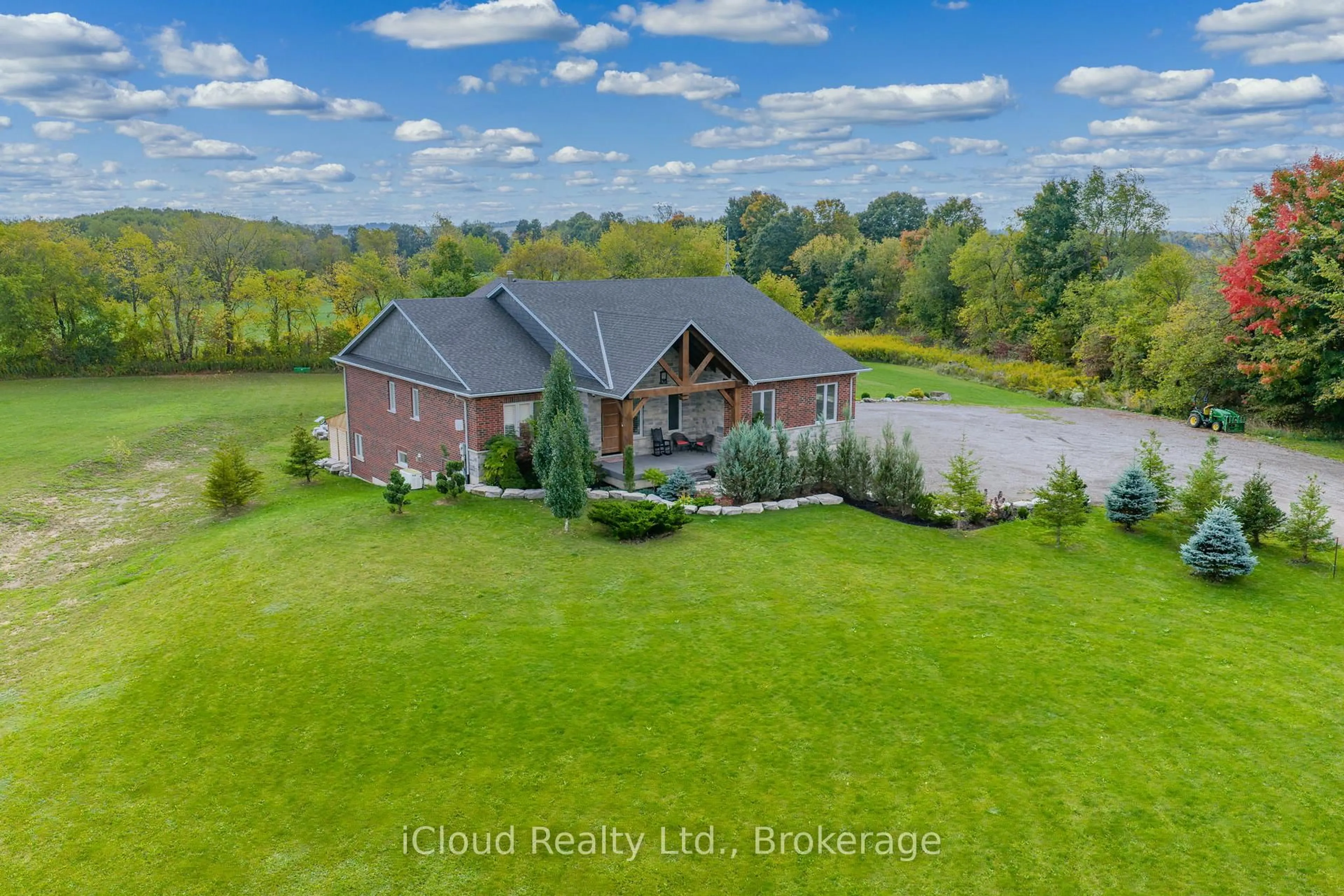 A pic from outside/outdoor area/front of a property/back of a property/a pic from drone, water/lake/river/ocean view for 9449 Wellington 22 Rd, Erin Ontario N0B 1Z0