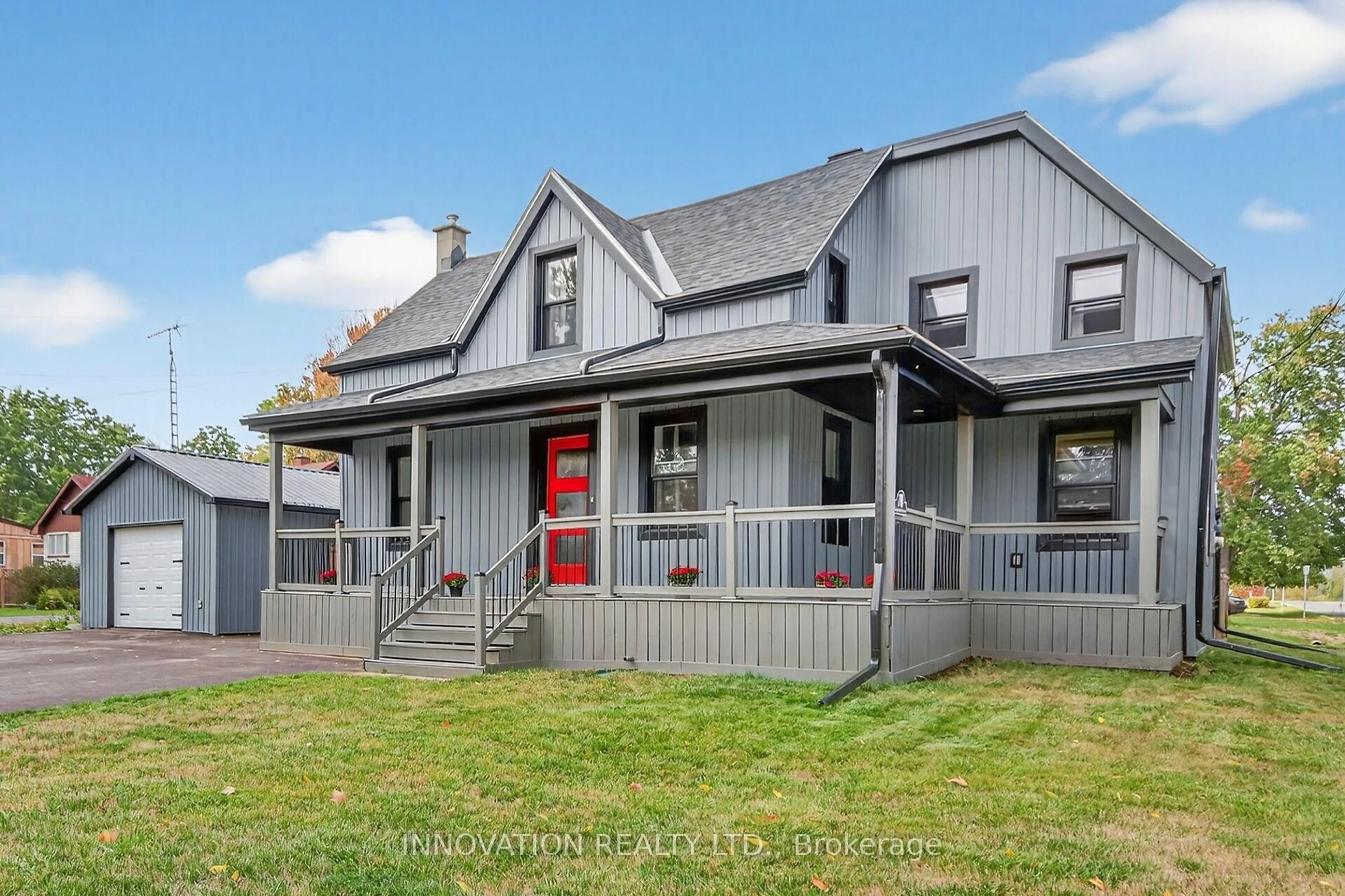 Home with vinyl exterior material, street for 70 Augusta St, South Dundas Ontario K0C 1X0