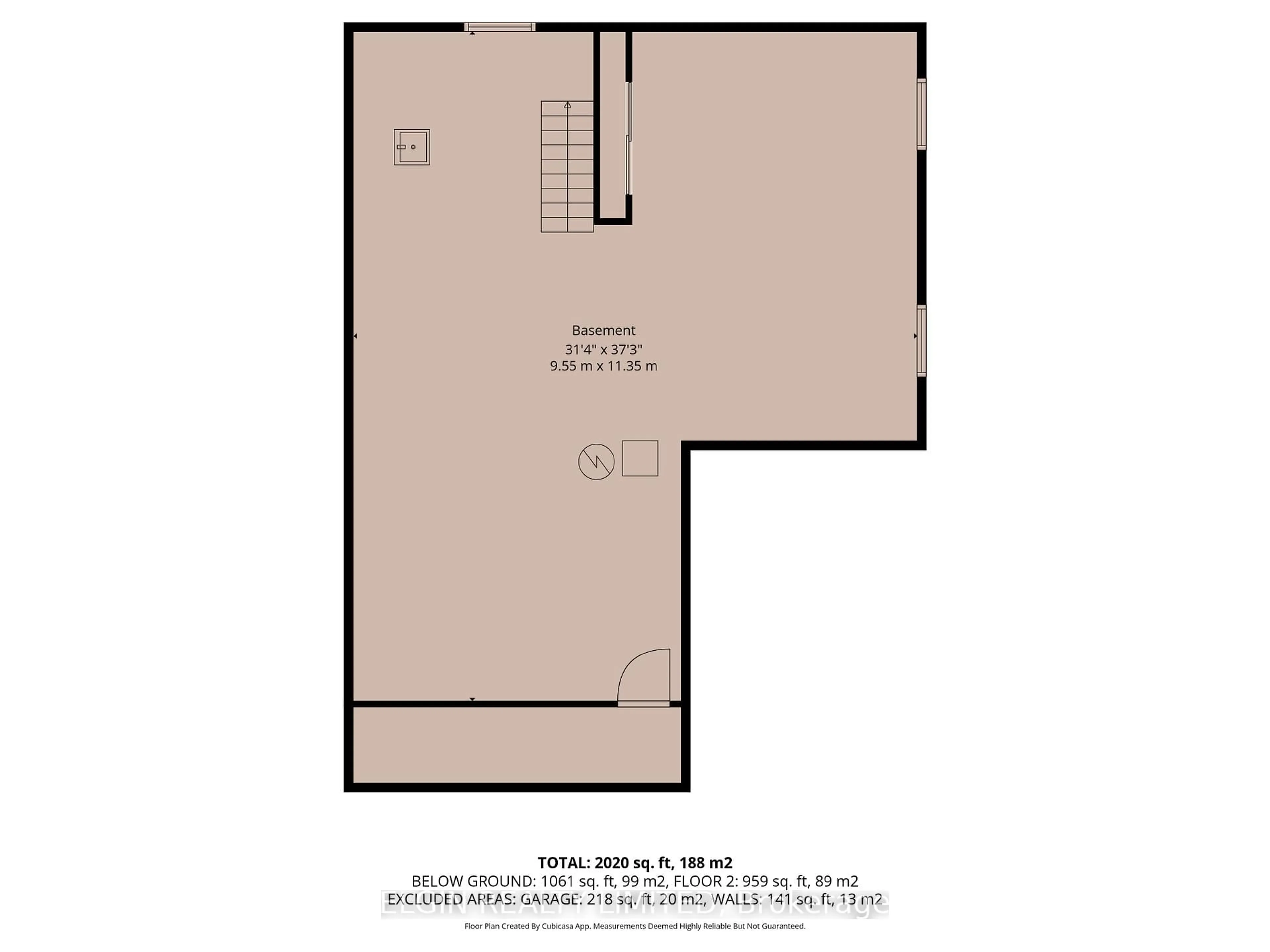 Floor plan for 45 Bonnie Pl, St. Thomas Ontario N5R 5W5