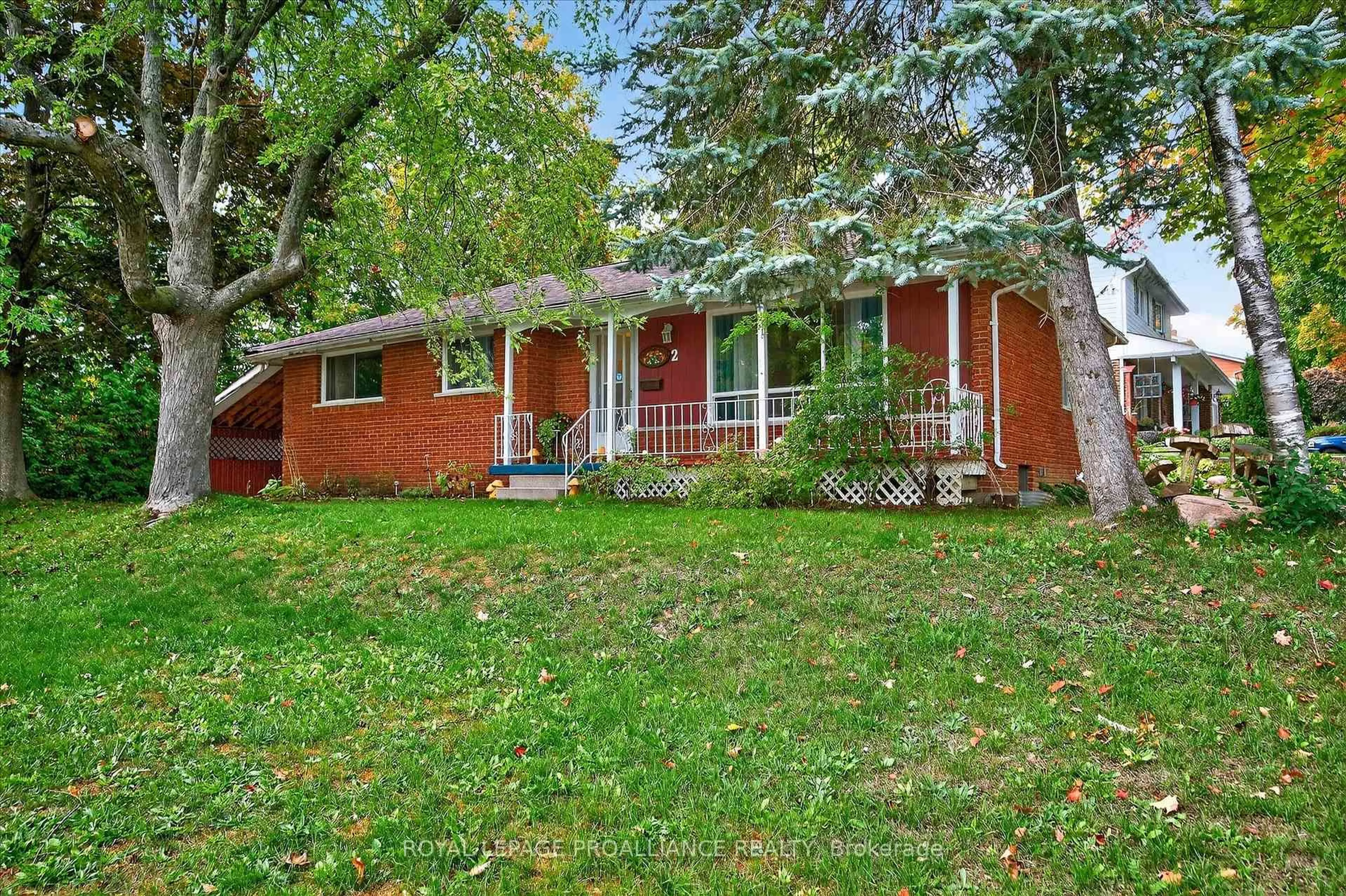 Home with brick exterior material, street for 2 Seneca Rd, Peterborough Ontario K9H 6T9
