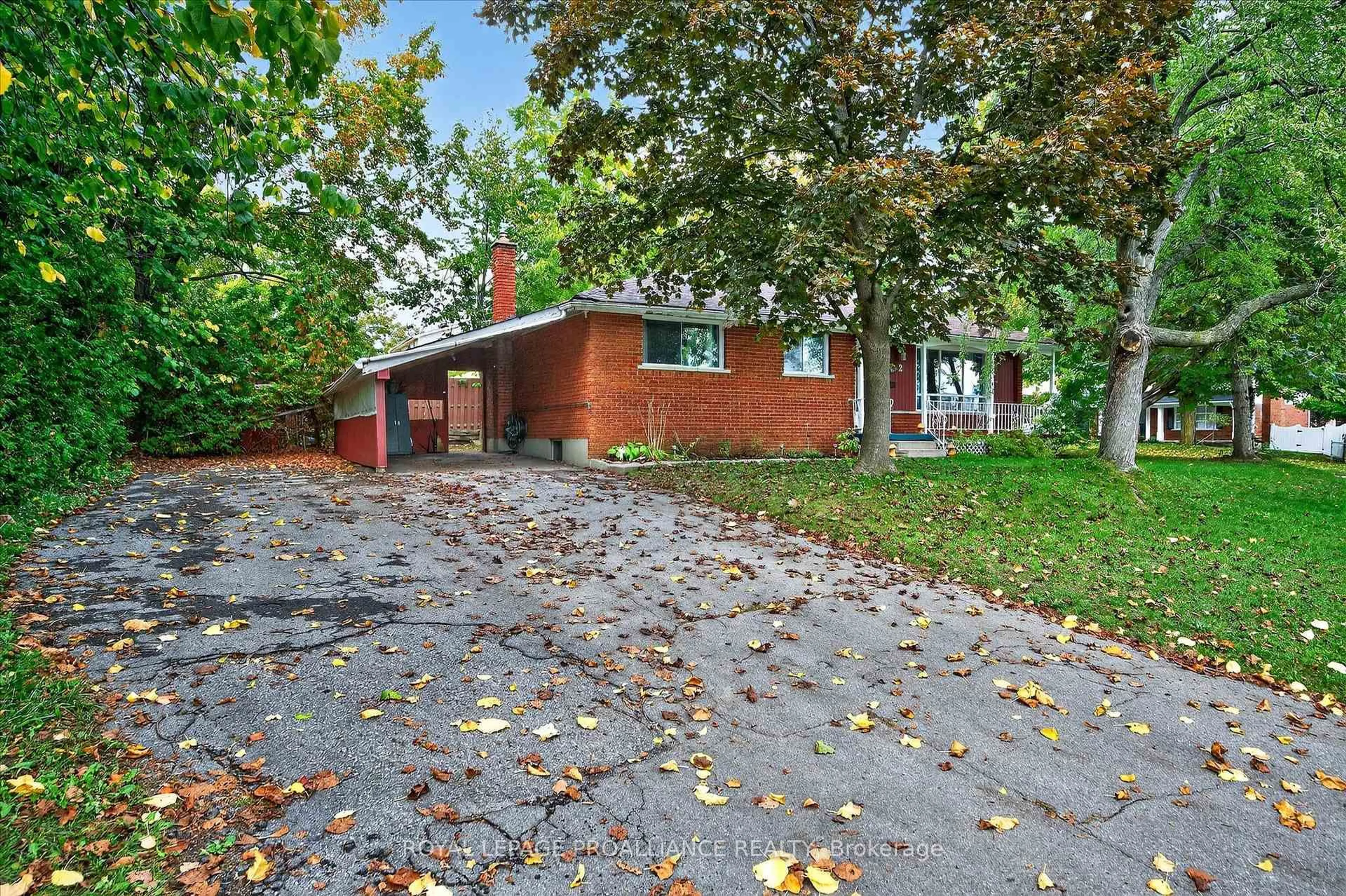 Home with brick exterior material, street for 2 Seneca Rd, Peterborough Ontario K9H 6T9
