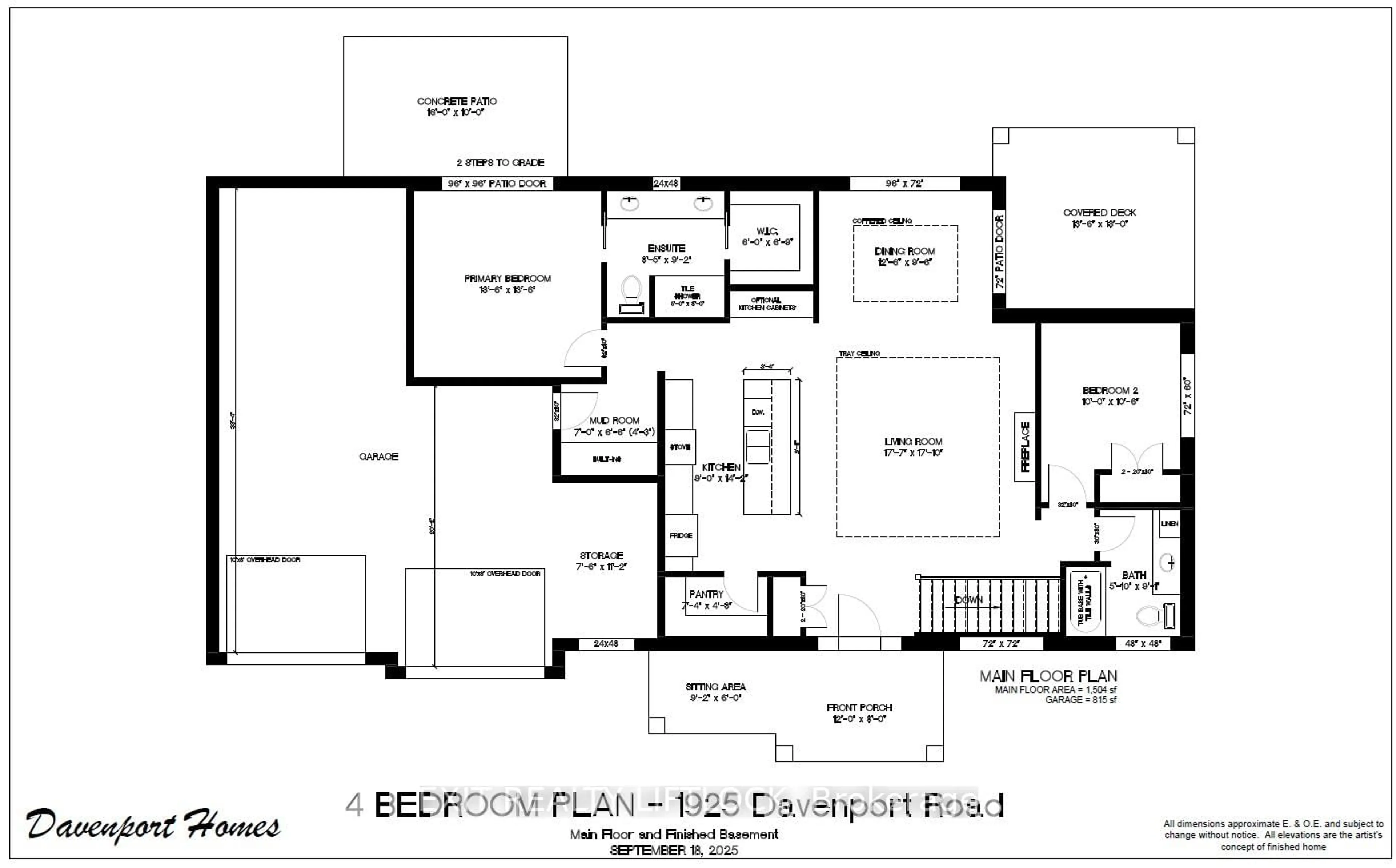 Floor plan for 1925 Davenport Rd, Cavan Monaghan Ontario L0A 1C0