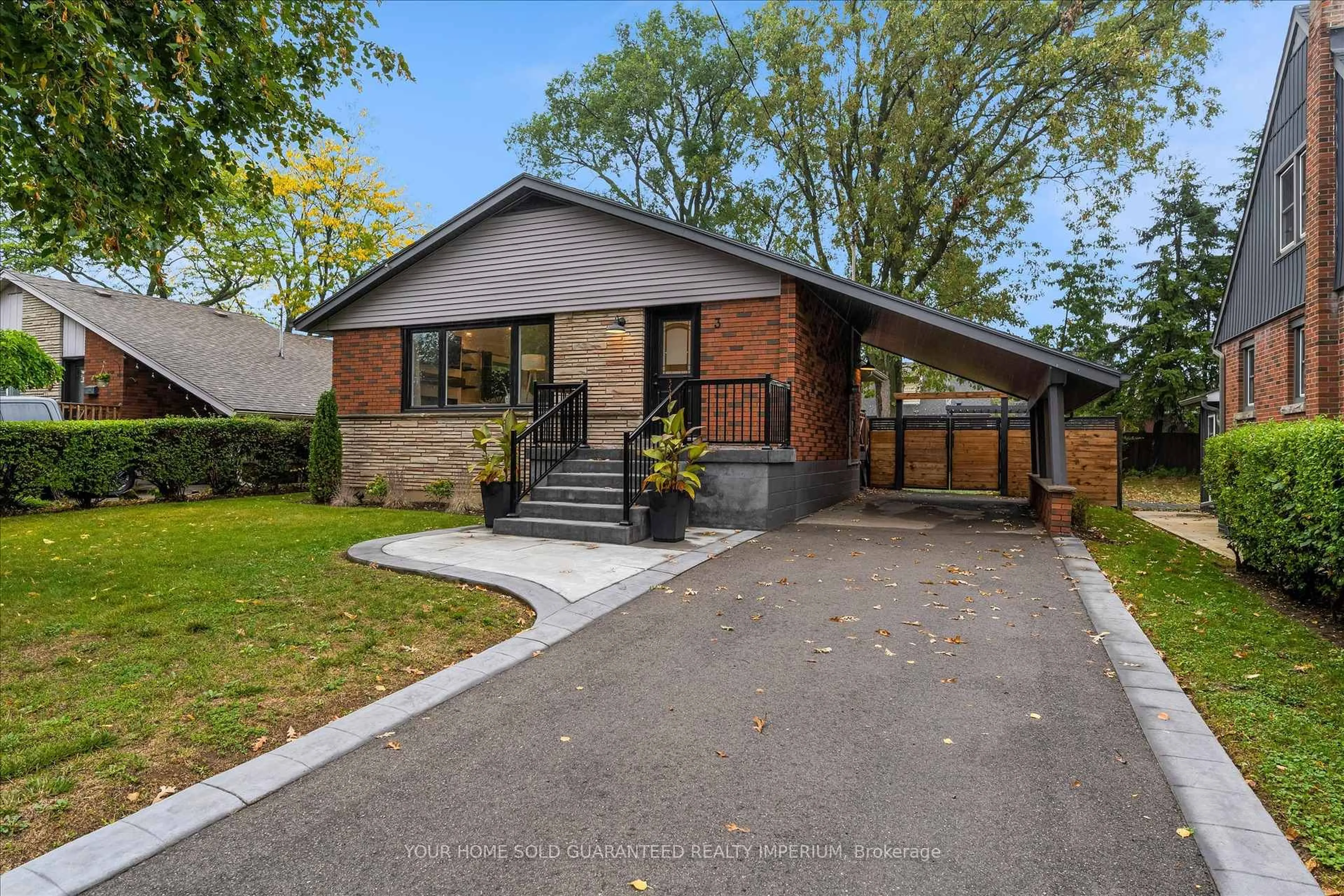 Home with brick exterior material, street for 3 MULOCK Ave, Hamilton Ontario L8T 1H2