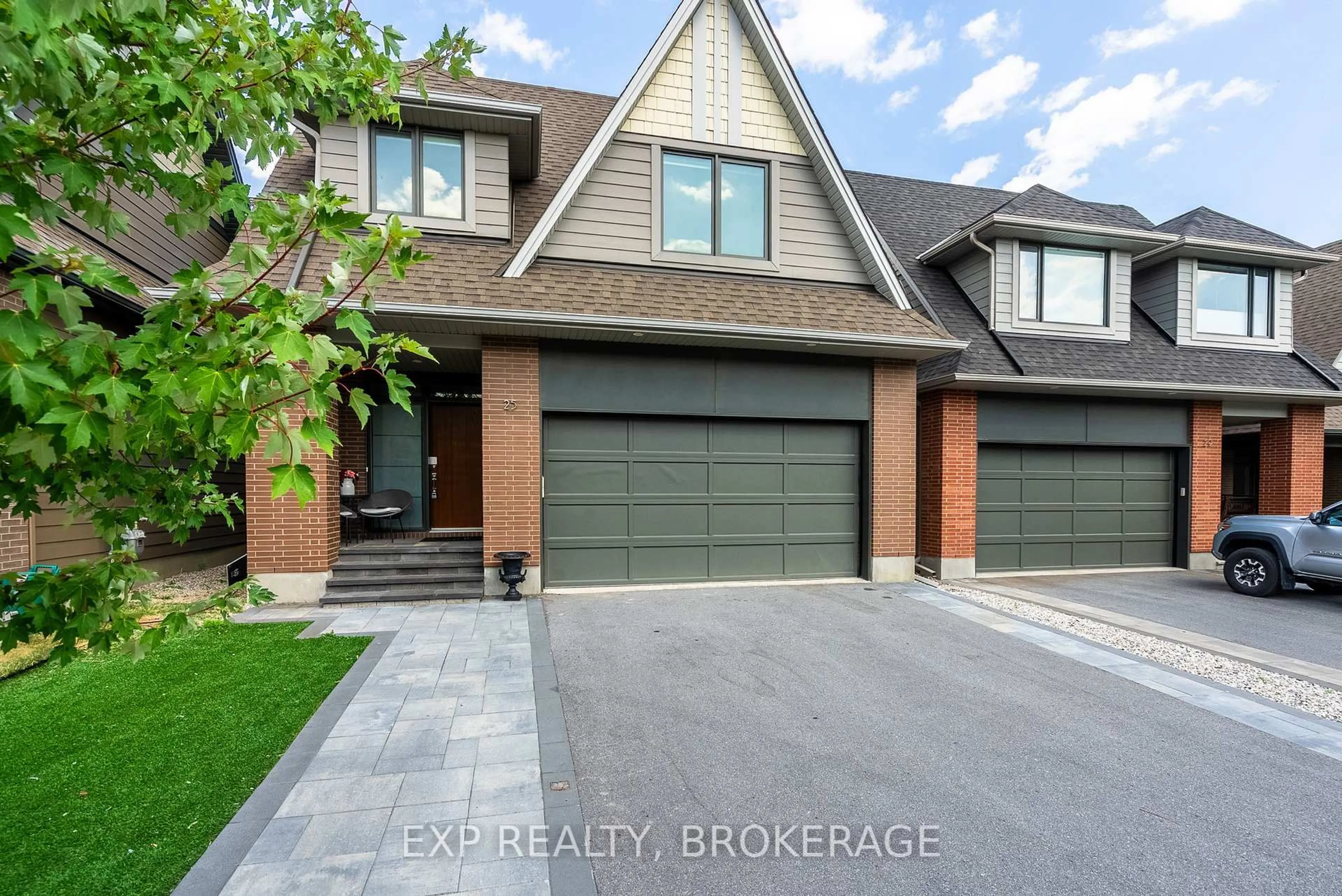 Home with brick exterior material, street for 25 Stanhope Crt, Ottawa Ontario K2J 6S2
