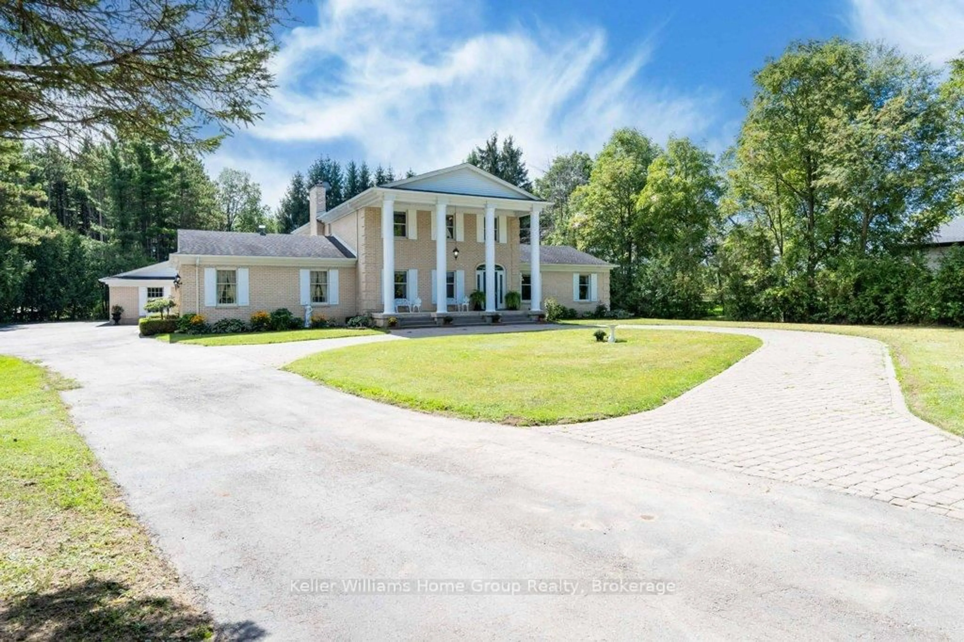 A pic from outside/outdoor area/front of a property/back of a property/a pic from drone, unknown for 6663 Concession 2, Rr. 22, Cambridge Rd, Puslinch Ontario N3C 2V4