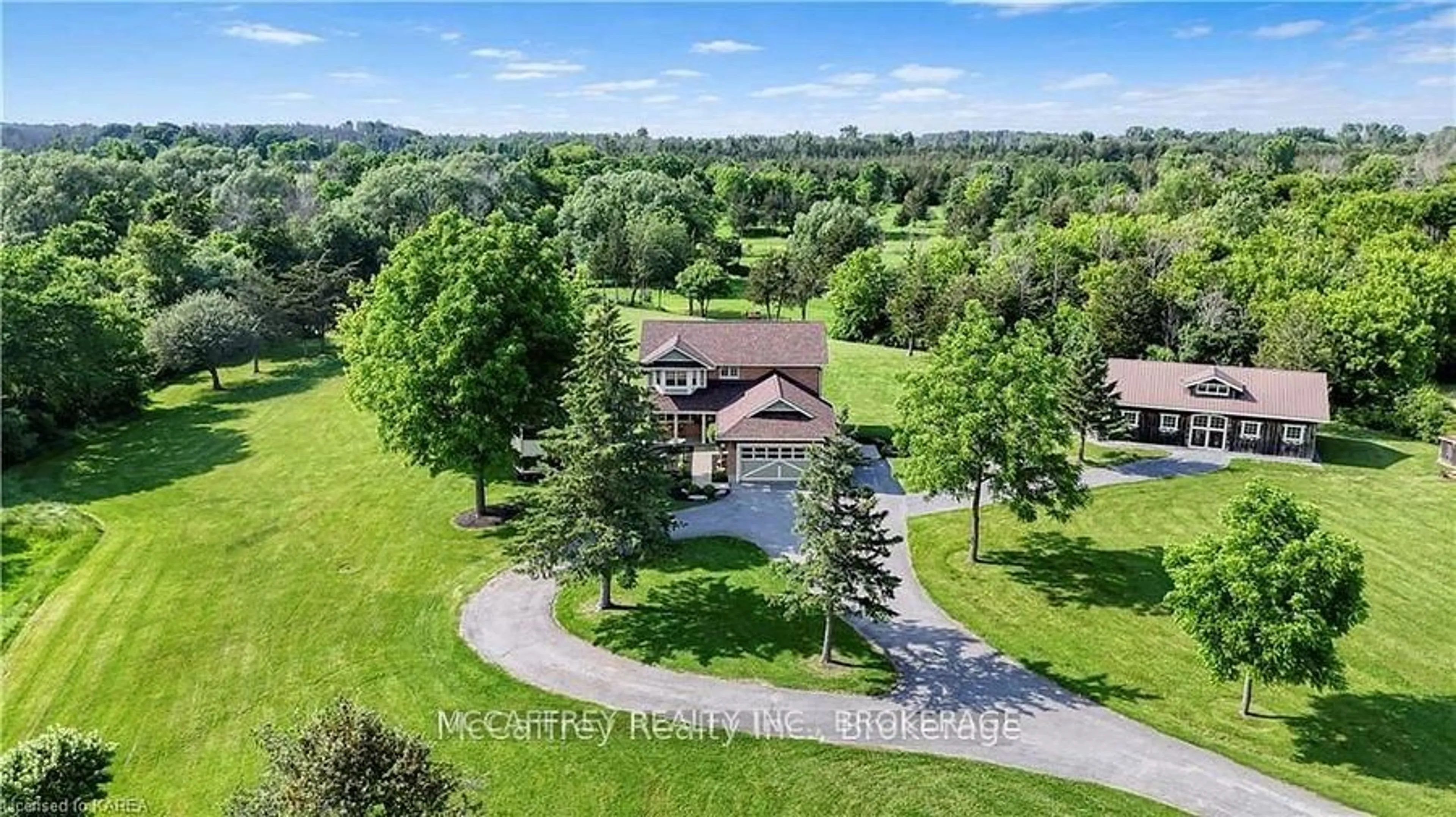 A pic from outside/outdoor area/front of a property/back of a property/a pic from drone, water/lake/river/ocean view for 4291 OLD HWY 2, Belleville Ontario K8N 4Z4