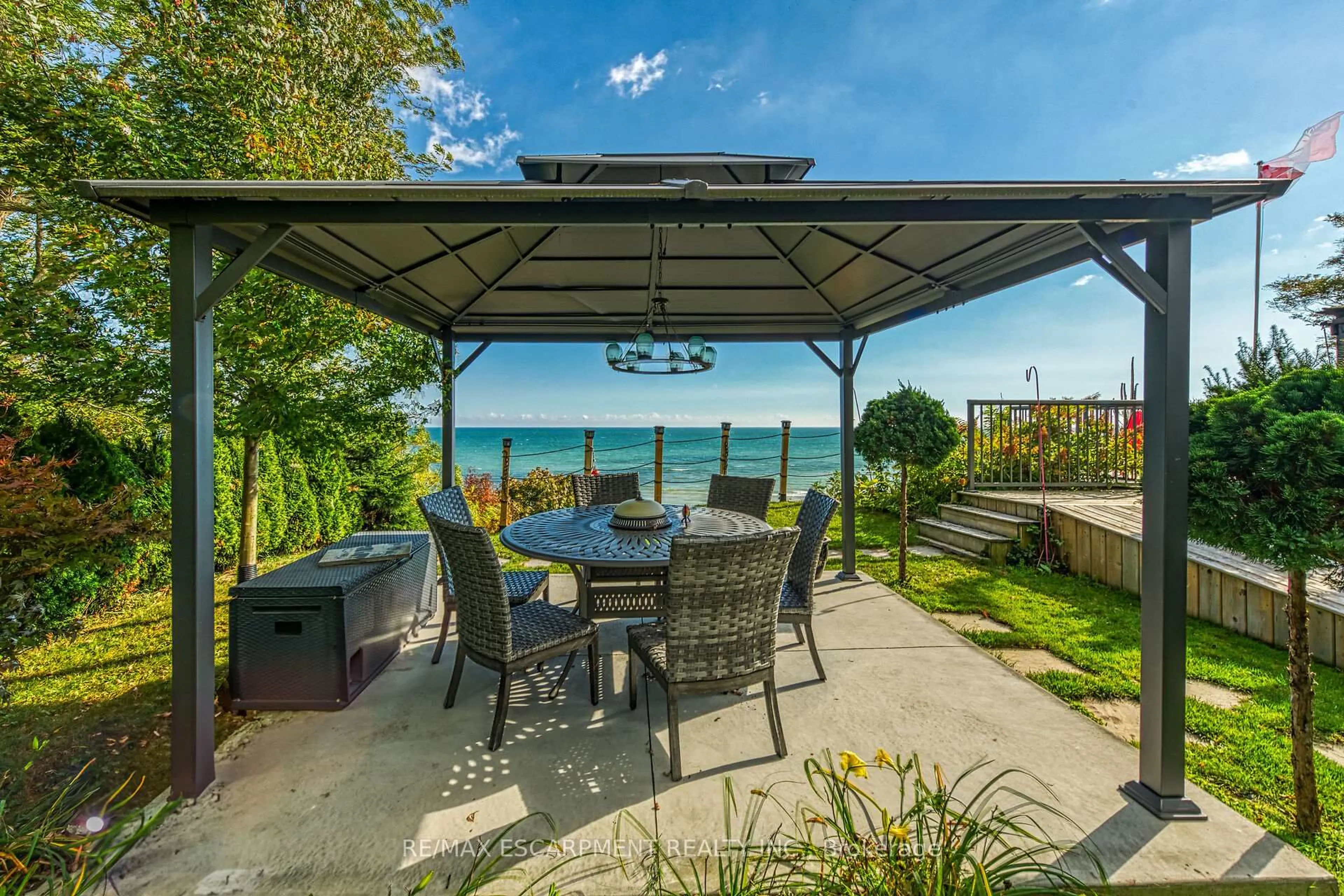 Patio, water/lake/river/ocean view for 2023 Maple Blvd, Norfolk Ontario N0A 1N2