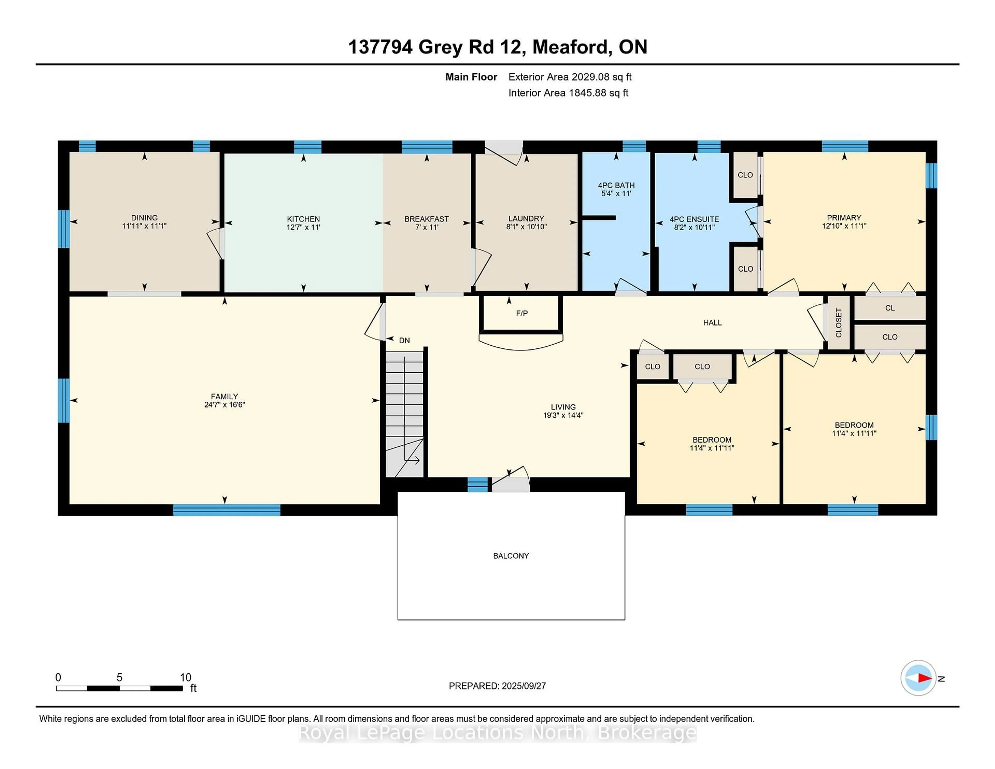 Floor plan for 137794 Grey Rd 12 Rd, Meaford Ontario N4L 1W6