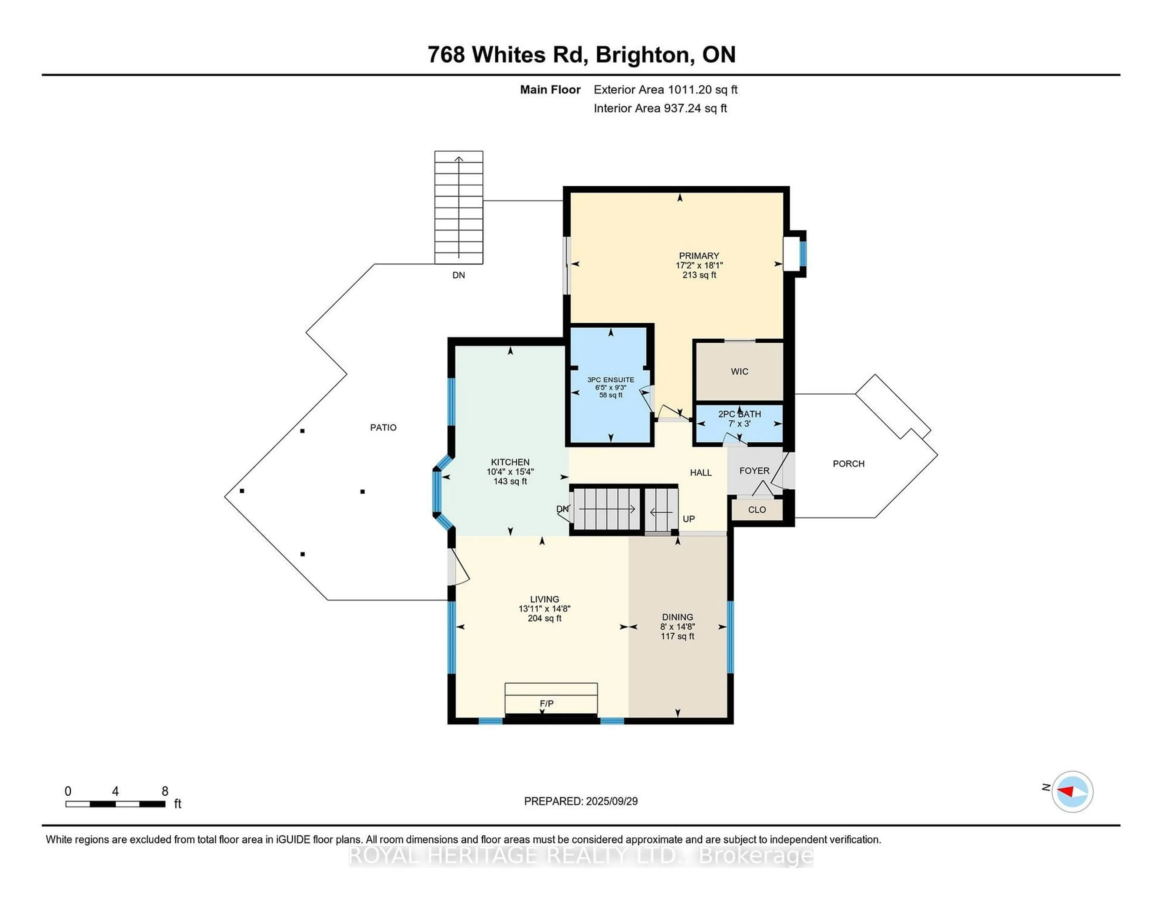 Floor plan for 768 Whites Rd, Brighton Ontario K0K 1H0