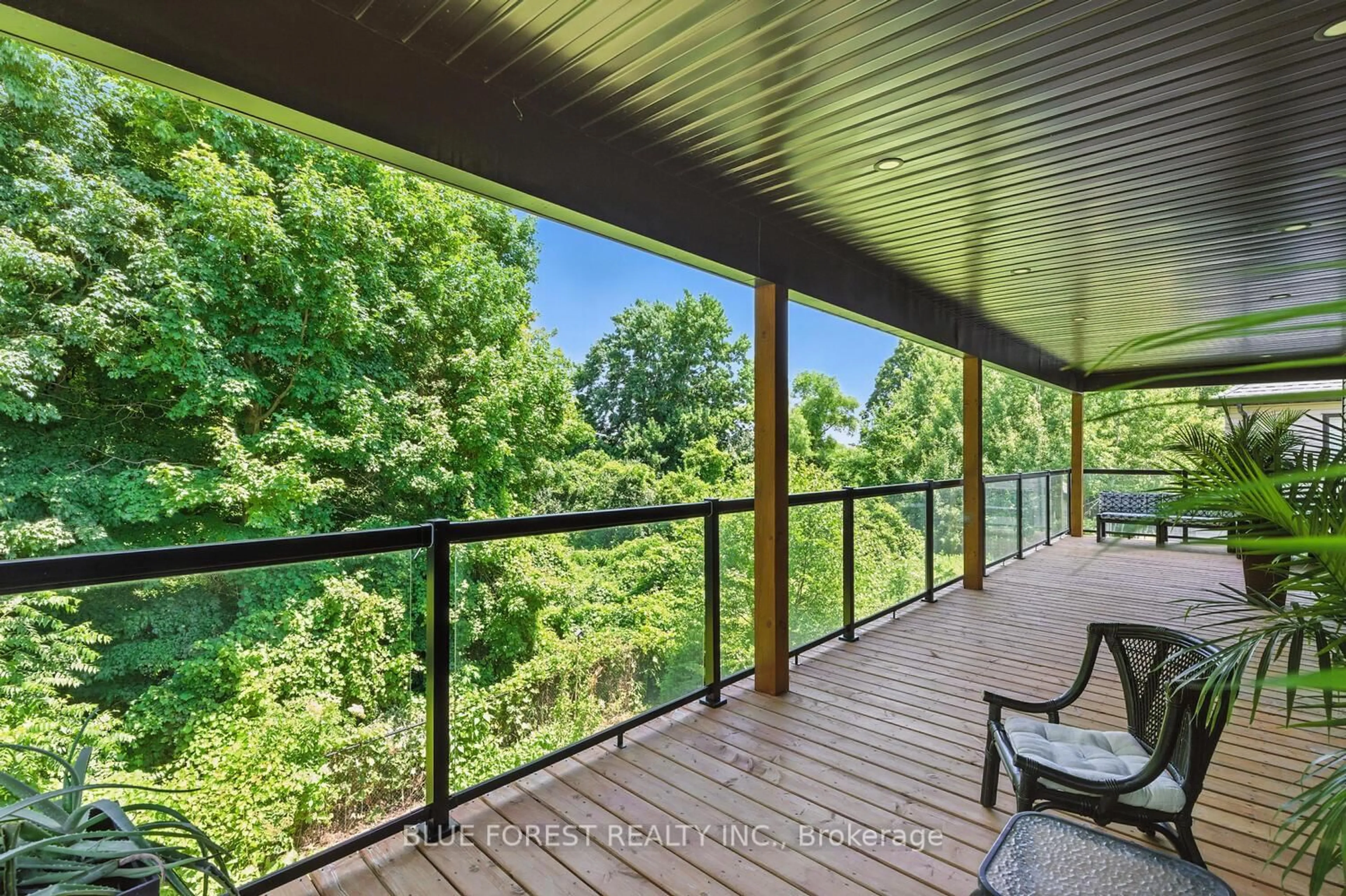 Patio, forest/trees view for 1287 Dyer Cres, London North Ontario N6G 0S7