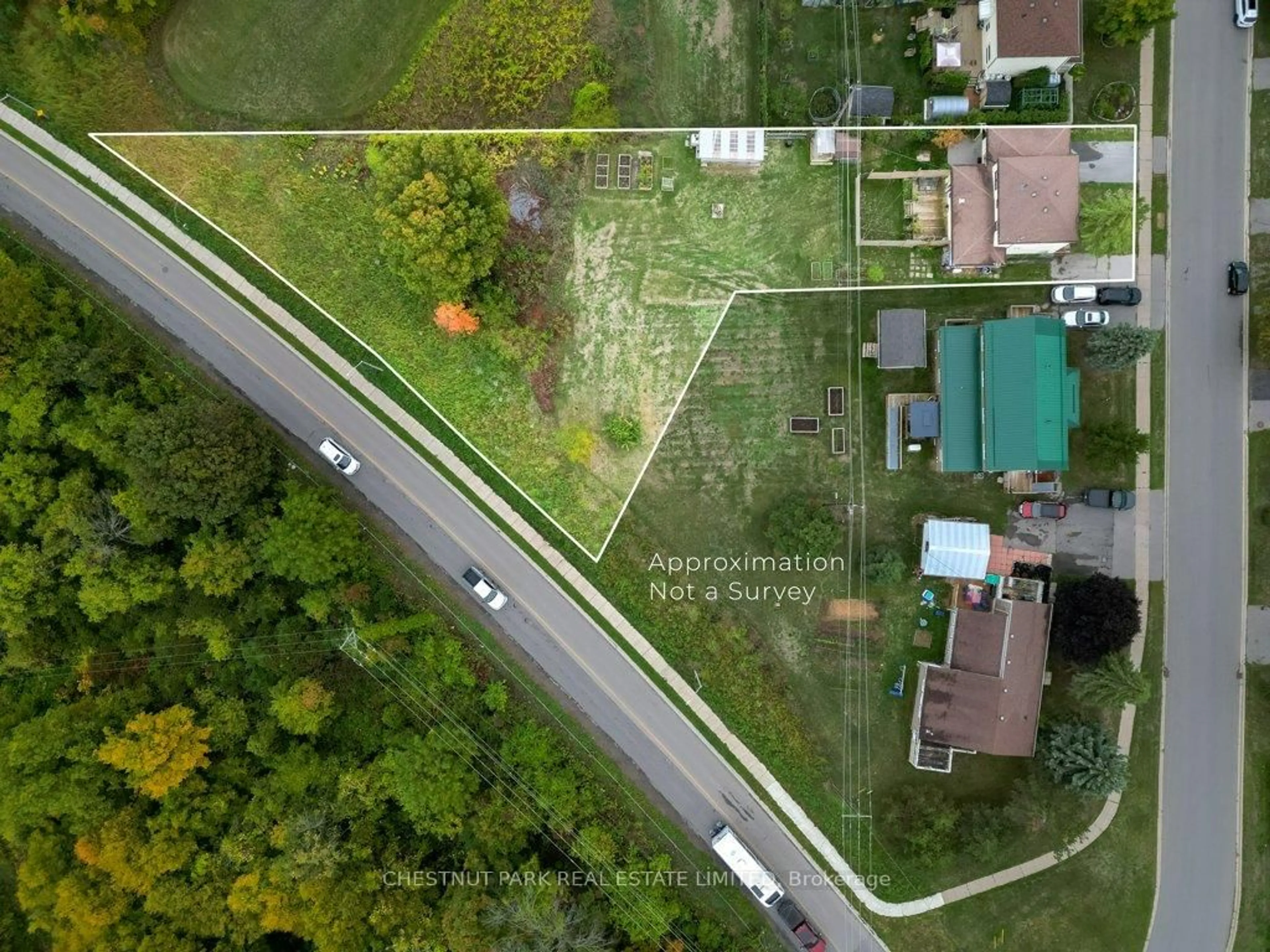 A pic from outside/outdoor area/front of a property/back of a property/a pic from drone, street for 6 London Ave, Prince Edward County Ontario K0K 2T0