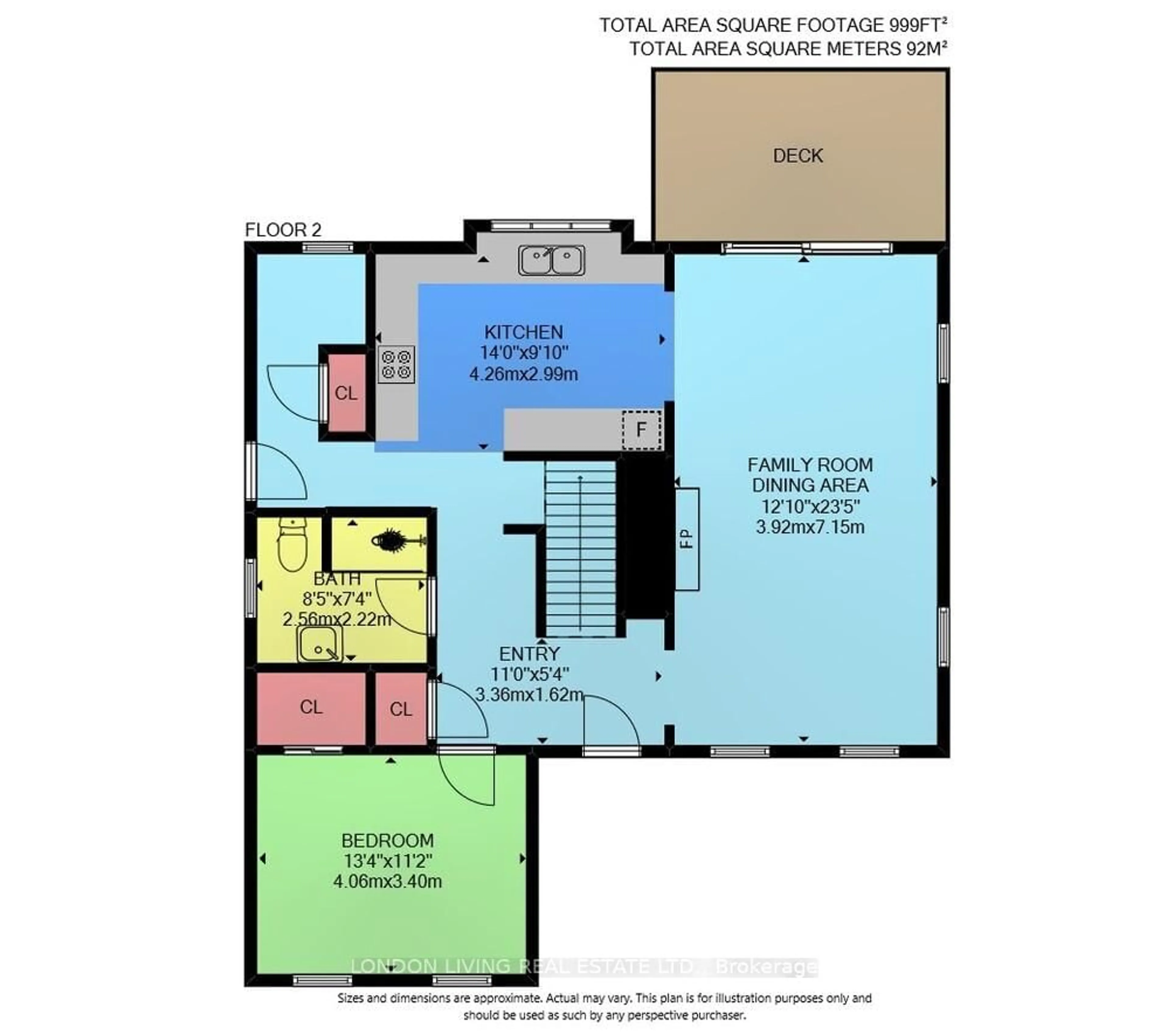 Floor plan for 396 Wortley Rd, London South Ontario N6C 3S6