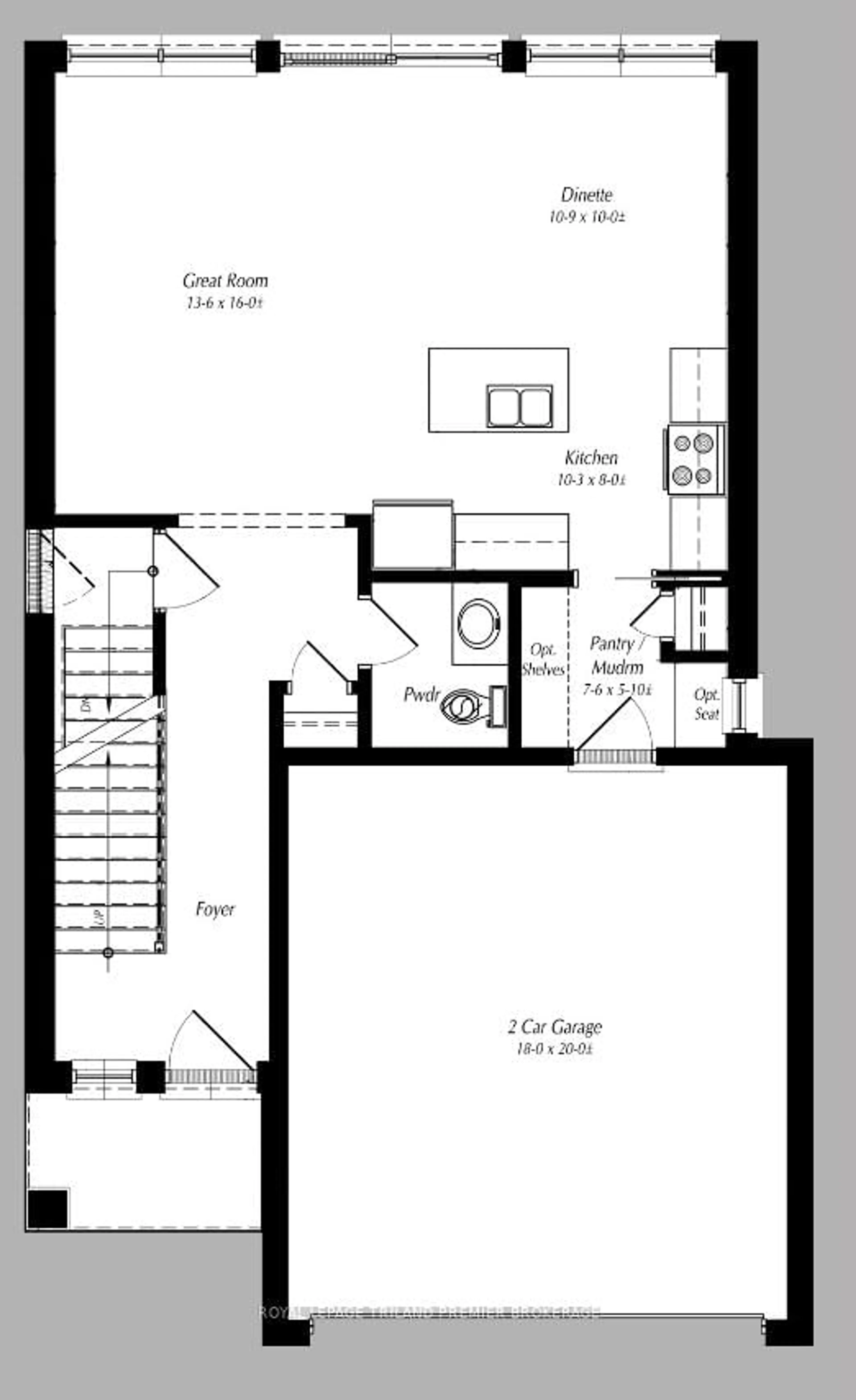 Floor plan for 104 DEARING Dr, South Huron Ontario N0M 1T0