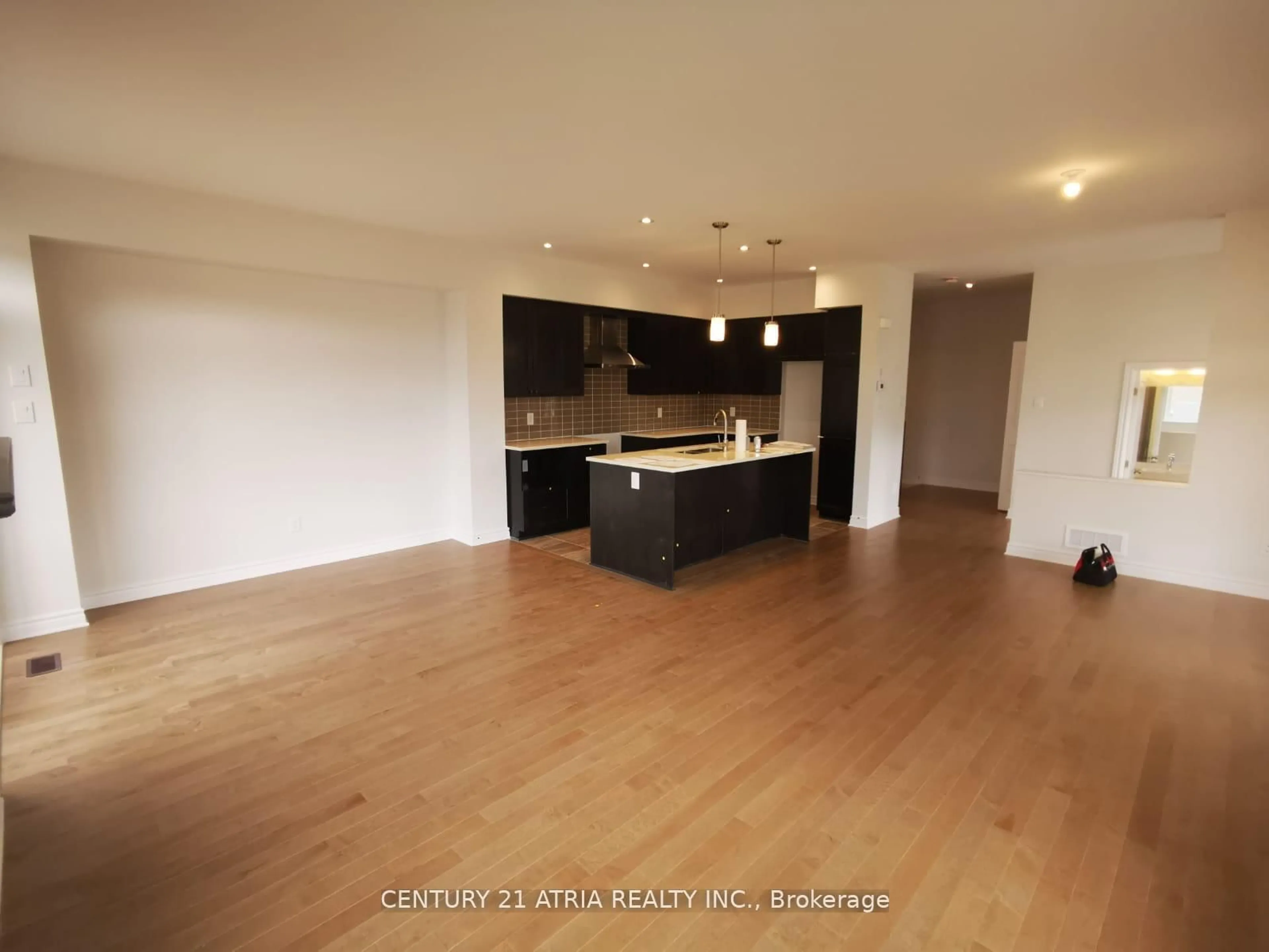 Open concept kitchen, wood/laminate floor for 534 Triangle St, Ottawa Ontario K2S 1E7