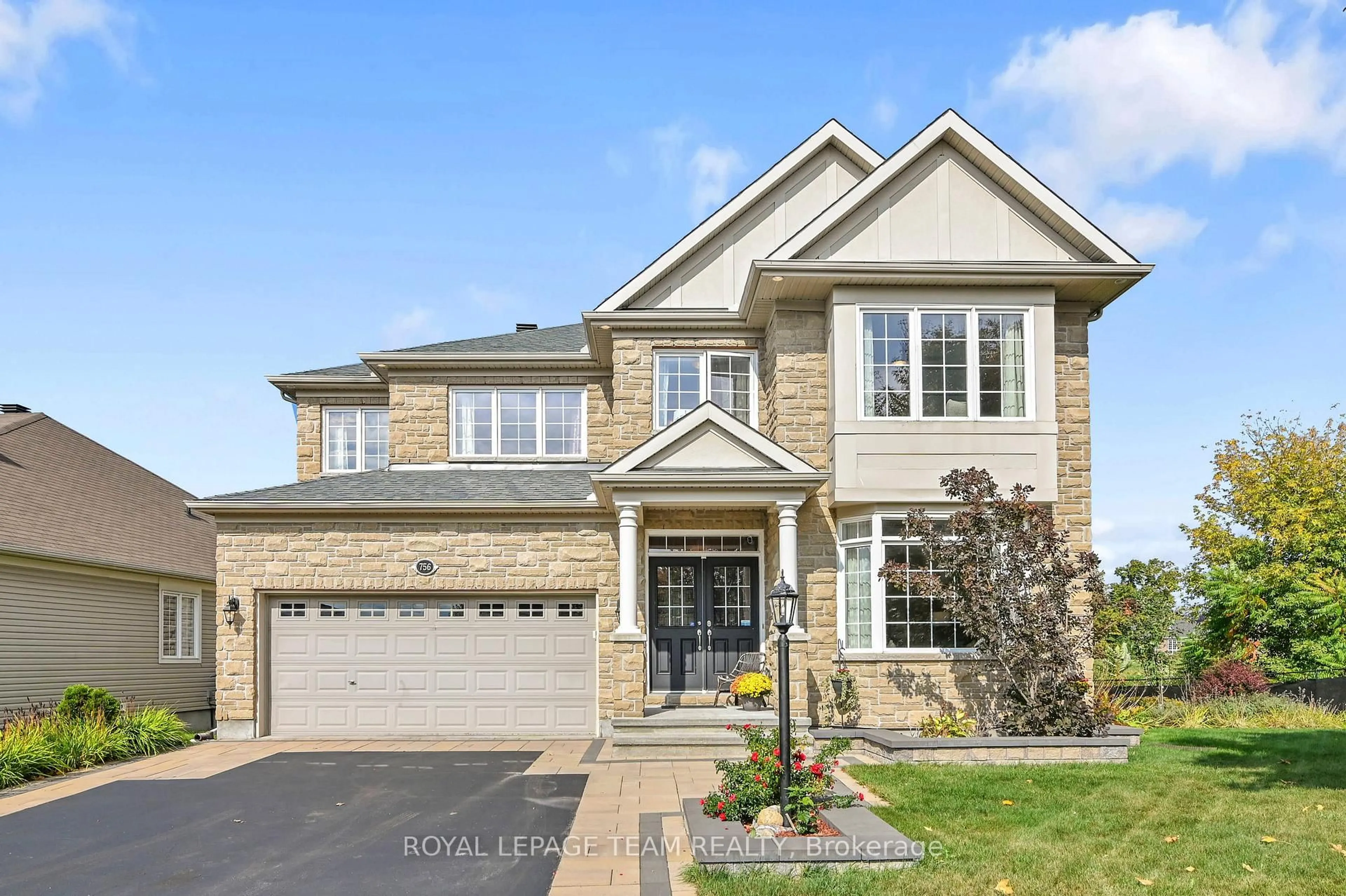 Home with brick exterior material, street for 756 Kilbirnie Dr, Ottawa Ontario K2J 0M2