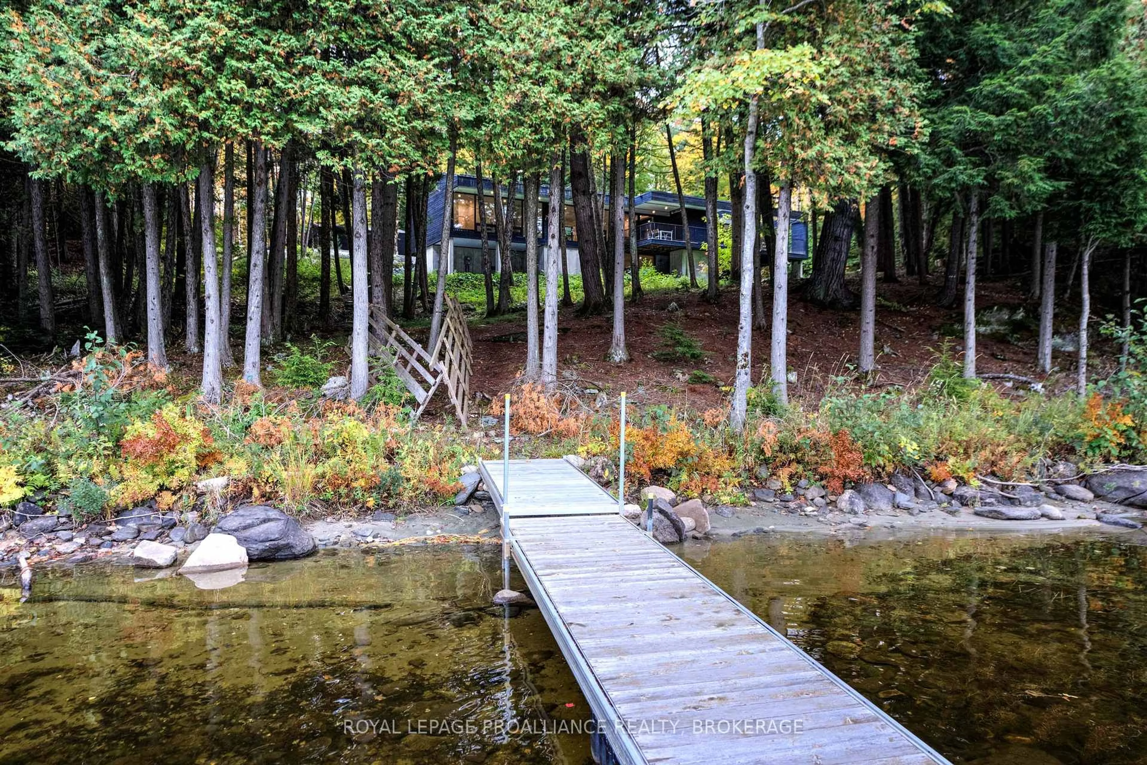 Patio, water/lake/river/ocean view for 1175 Nordic Rd, Arden Ontario K0H 1B0