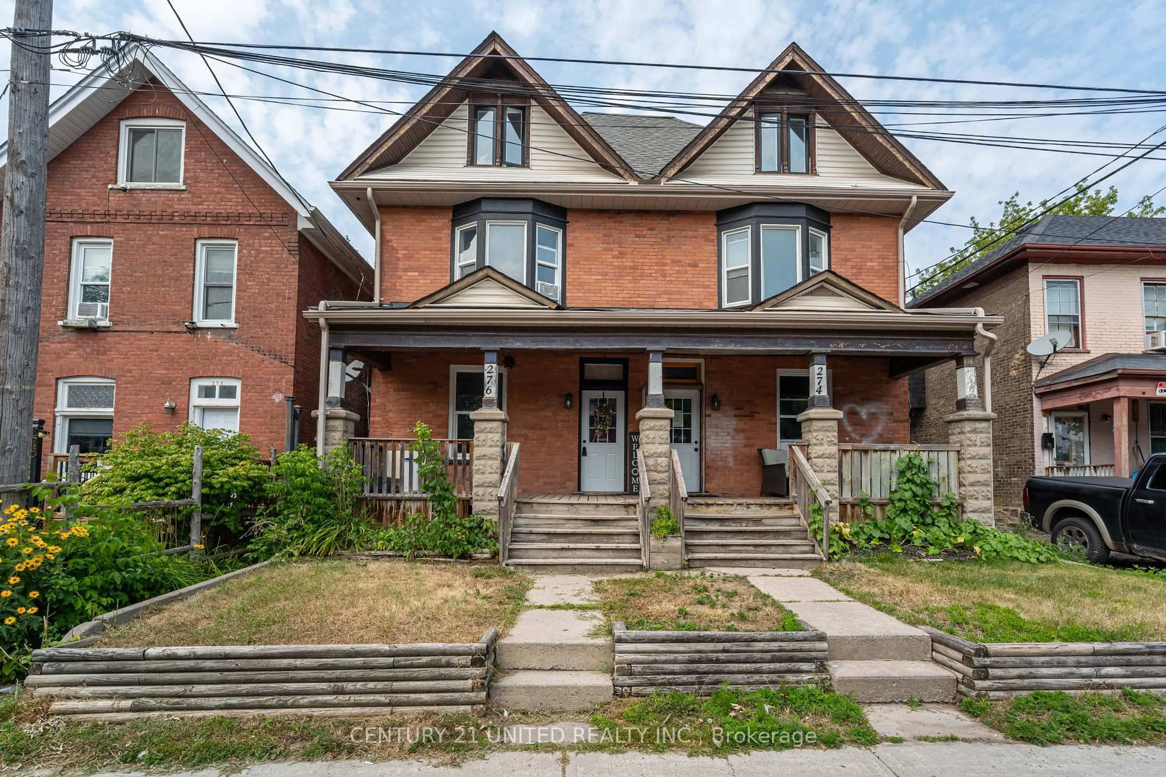 Home with brick exterior material, street for 276 Dalhousie St, Peterborough Central Ontario K9J 2M4