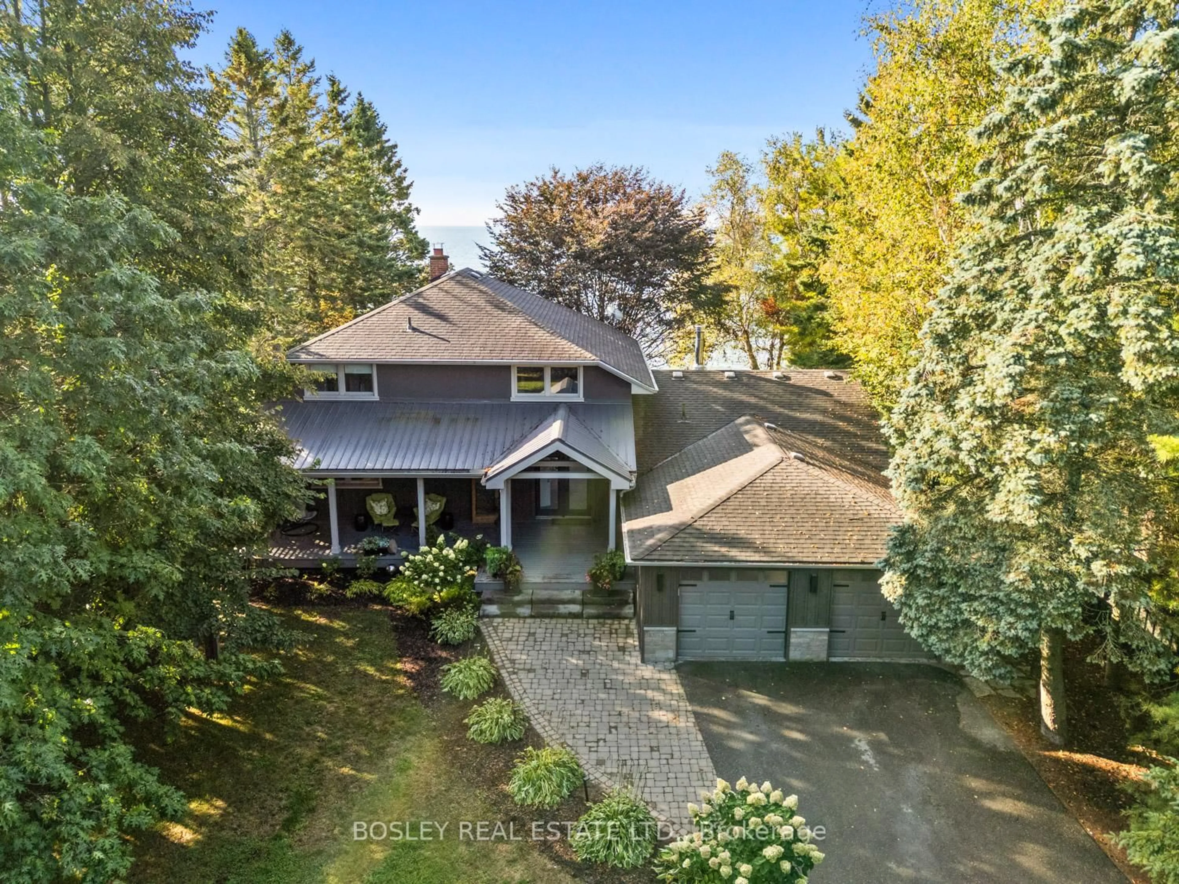 A pic from outside/outdoor area/front of a property/back of a property/a pic from drone, unknown for 141 North Shore Rd, Alnwick/Haldimand Ontario K0K 2G0
