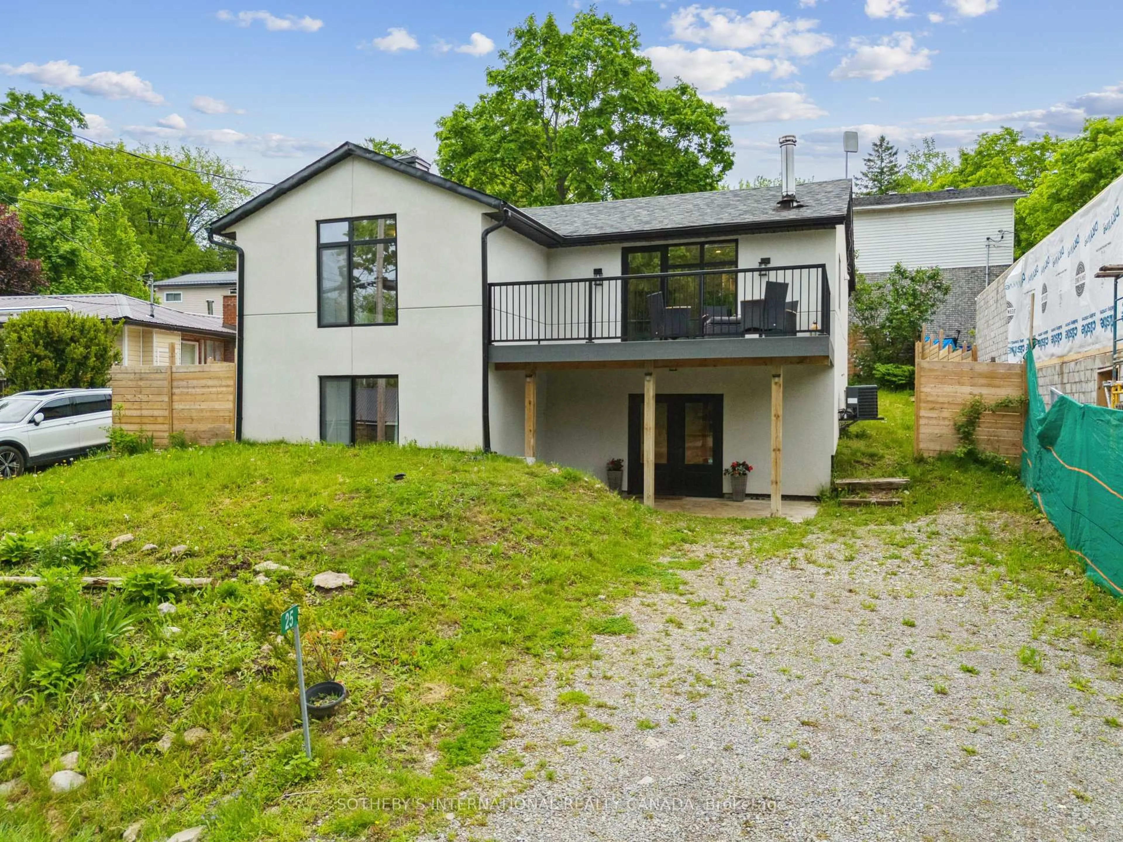 A pic from outside/outdoor area/front of a property/back of a property/a pic from drone, unknown for 25 Silver Birch St, Kawartha Lakes Ontario K0M 1L0