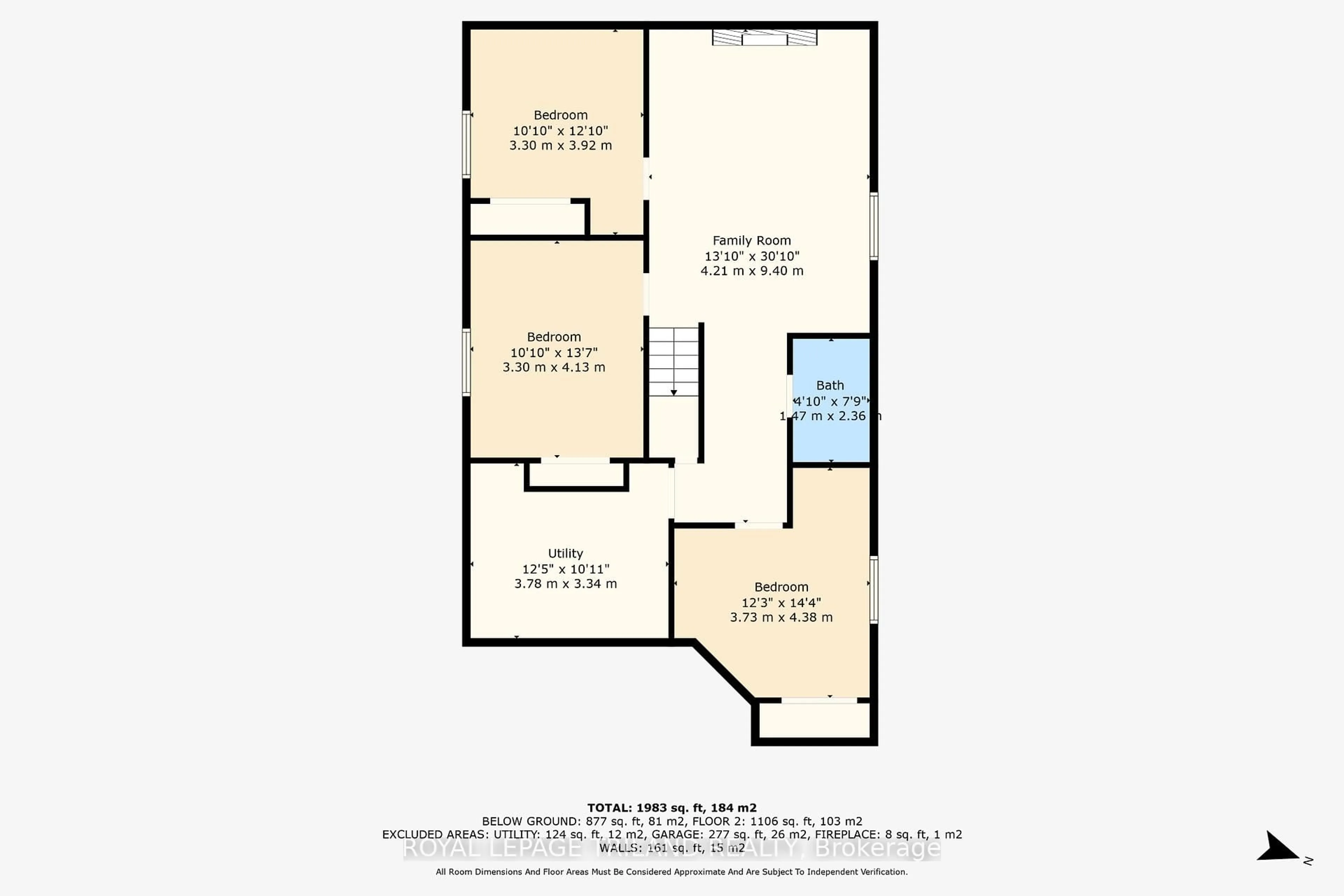 Floor plan for 1573 Drew St, London East Ontario N5V 0C3