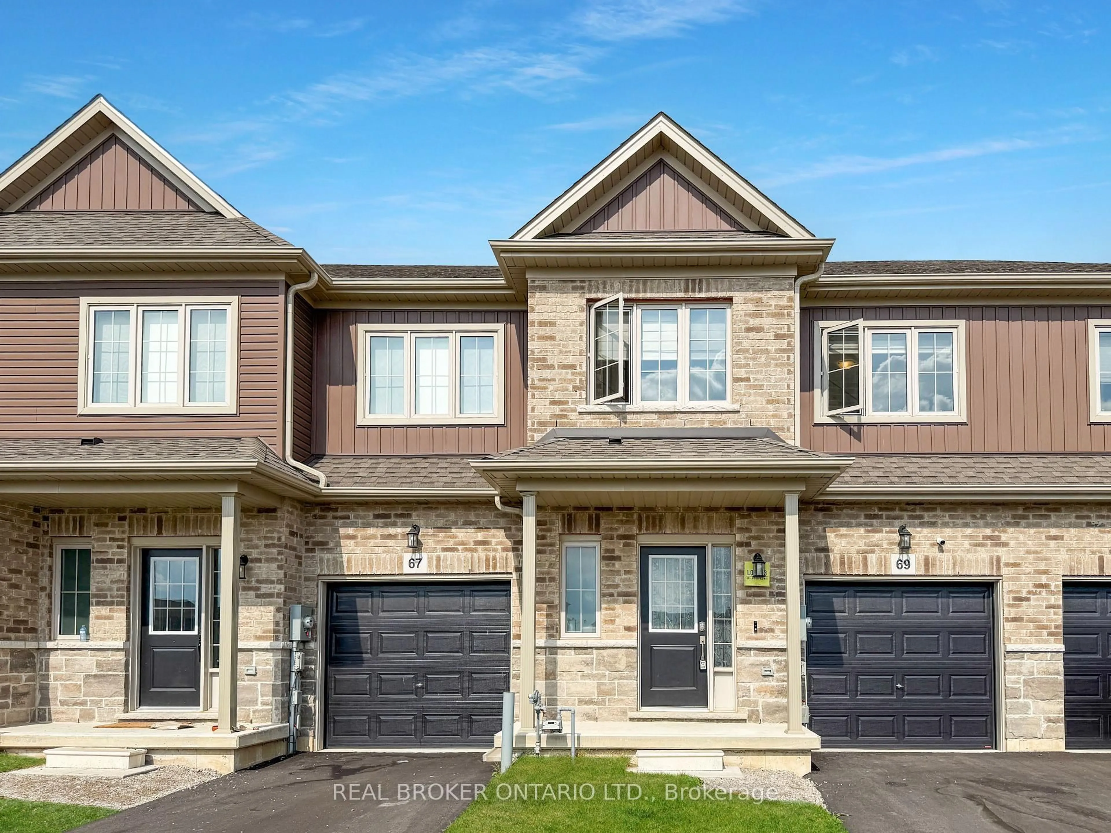 Home with brick exterior material, street for 69 Lloyd Davies Way, Hamilton Ontario L0R 1C0