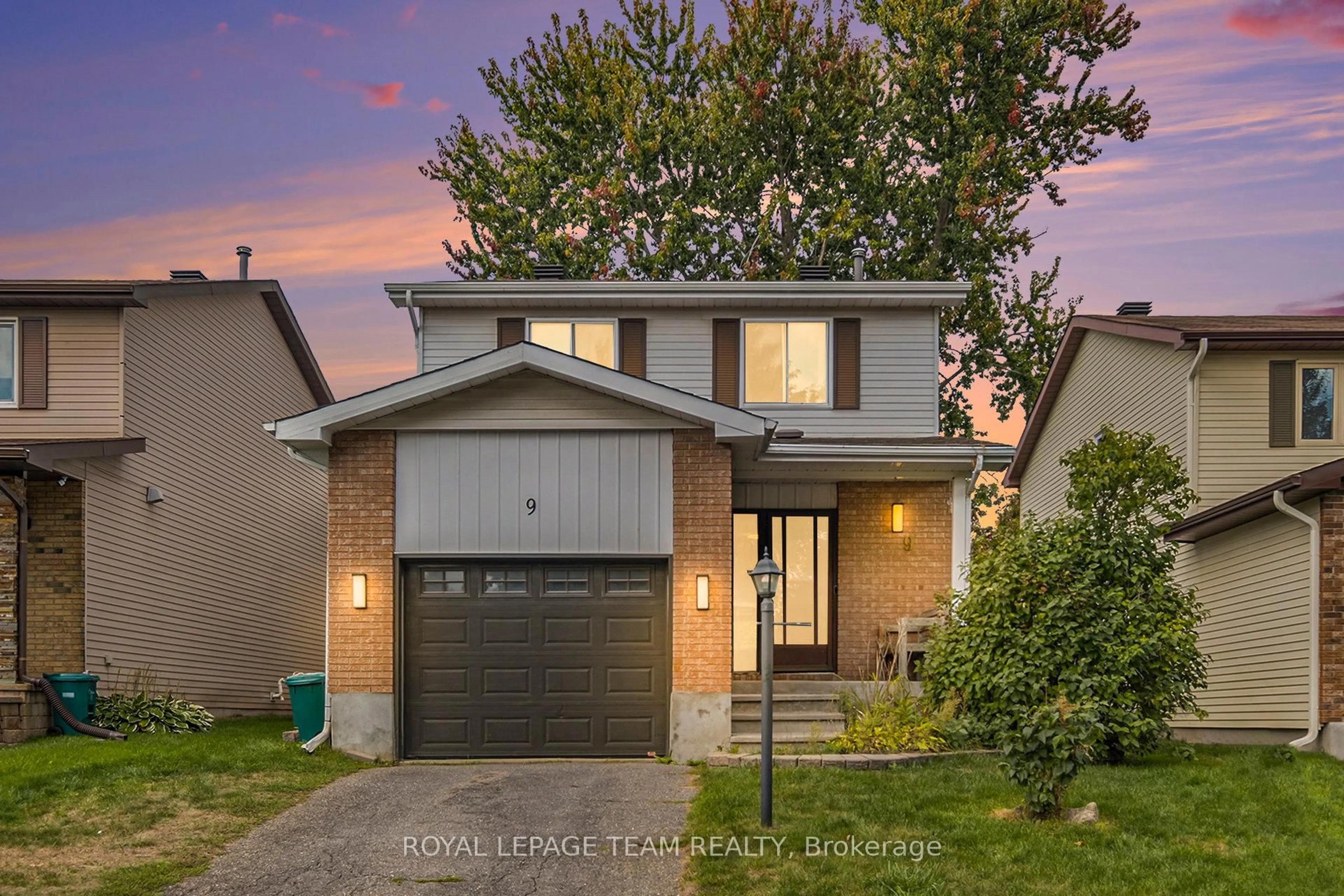 Home with brick exterior material, street for 9 Glacier St, Ottawa Ontario K2J 2M7