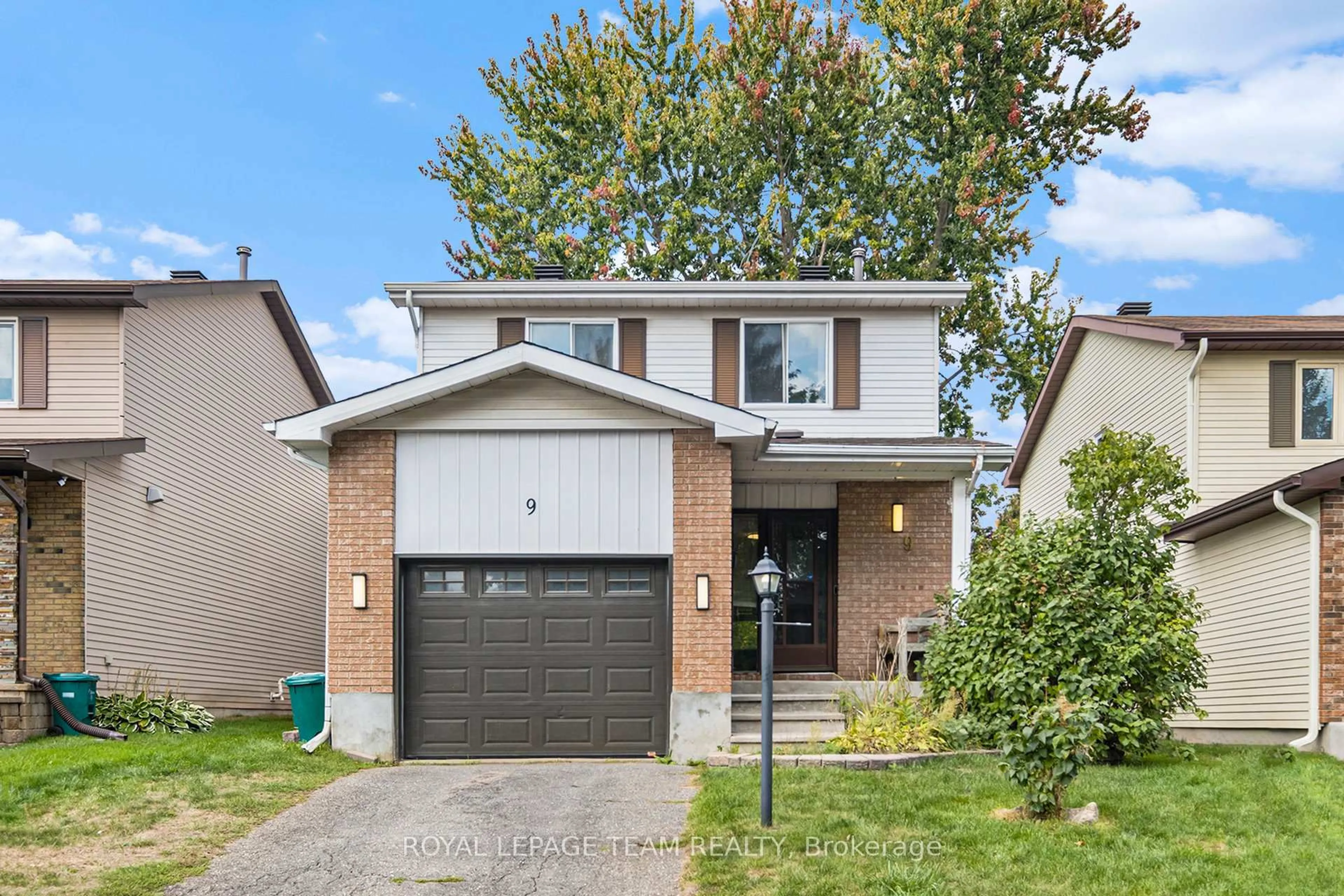 Home with brick exterior material, street for 9 Glacier St, Ottawa Ontario K2J 2M7