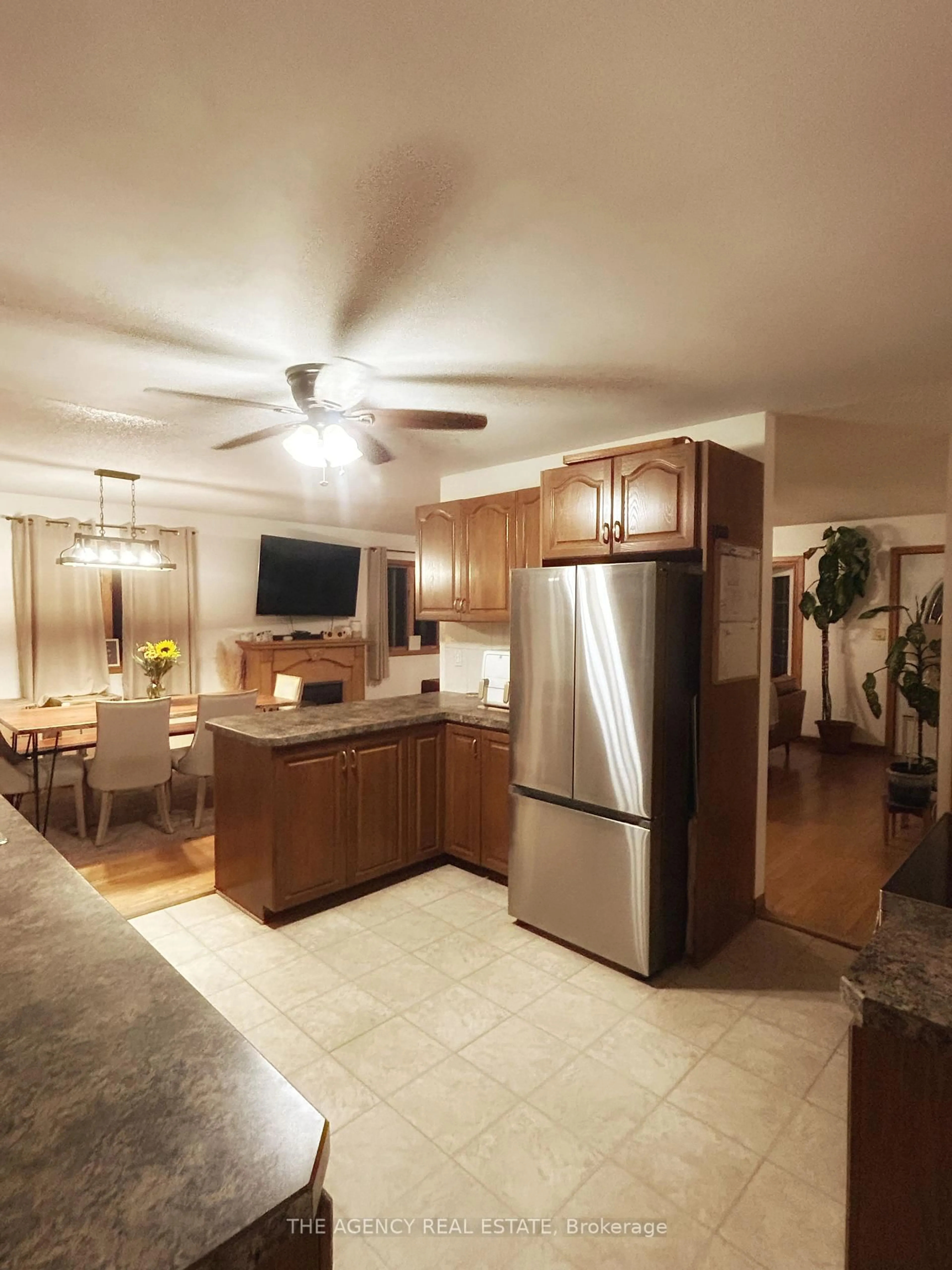 Open concept kitchen, ceramic/tile floor for 75652 Bluewater Highway, Bluewater Ontario N0M 1G0