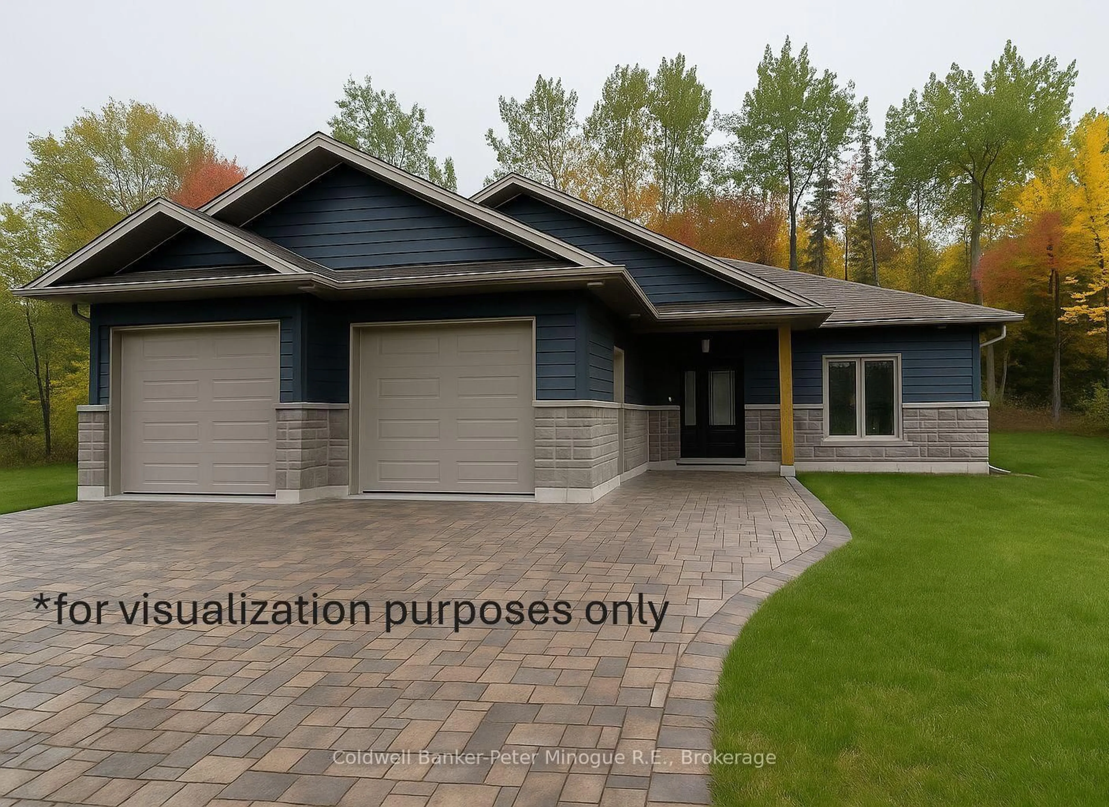 Home with vinyl exterior material, street for 26 Masson Lane, Callander Ontario P0H 1H0