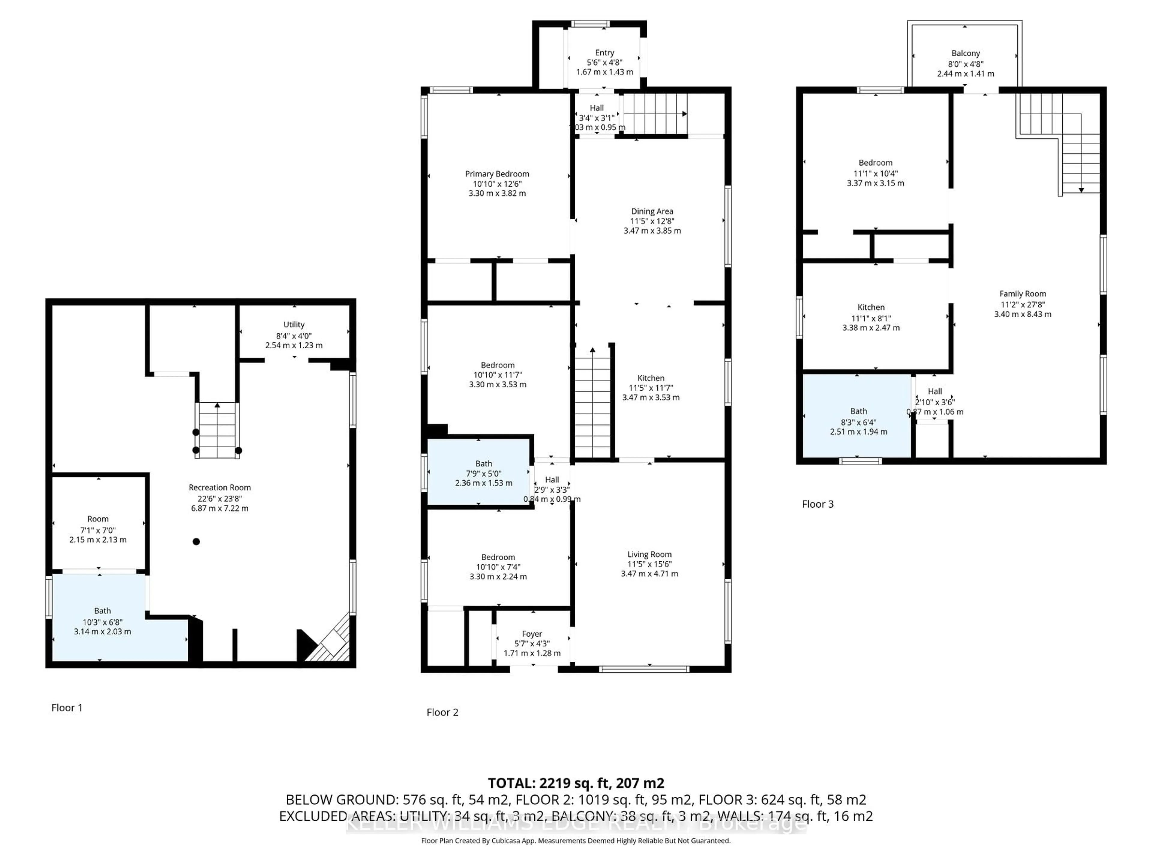Floor plan for 161 Cochrane Rd, Hamilton Ontario L8K 3G3