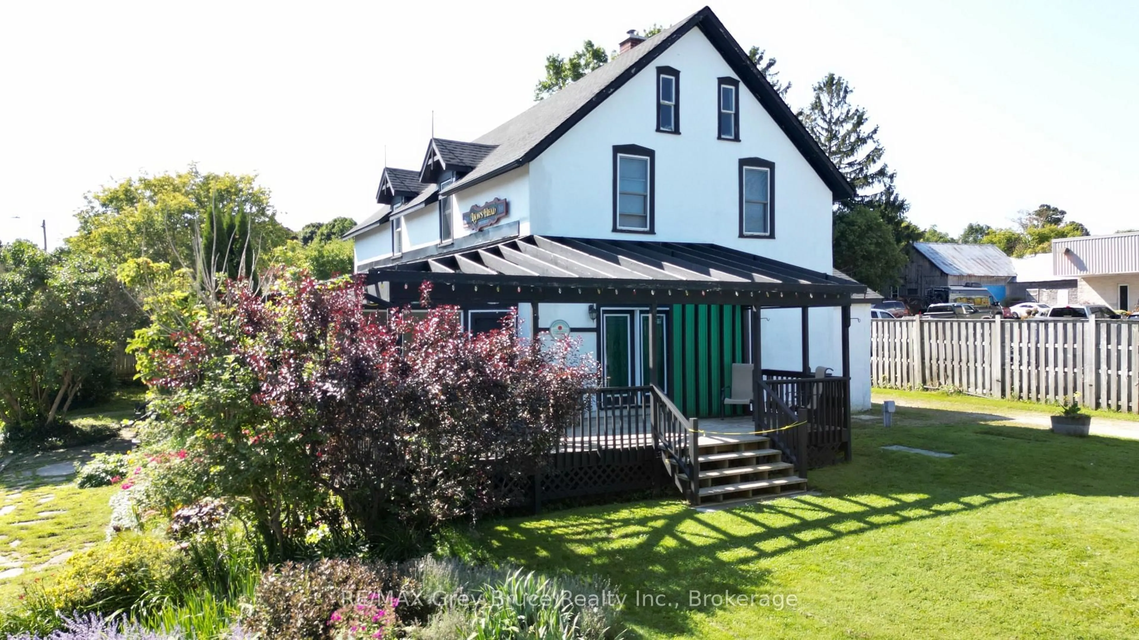 Home with vinyl exterior material, street for 8 Helen St, Northern Bruce Peninsula Ontario N0H 1W0