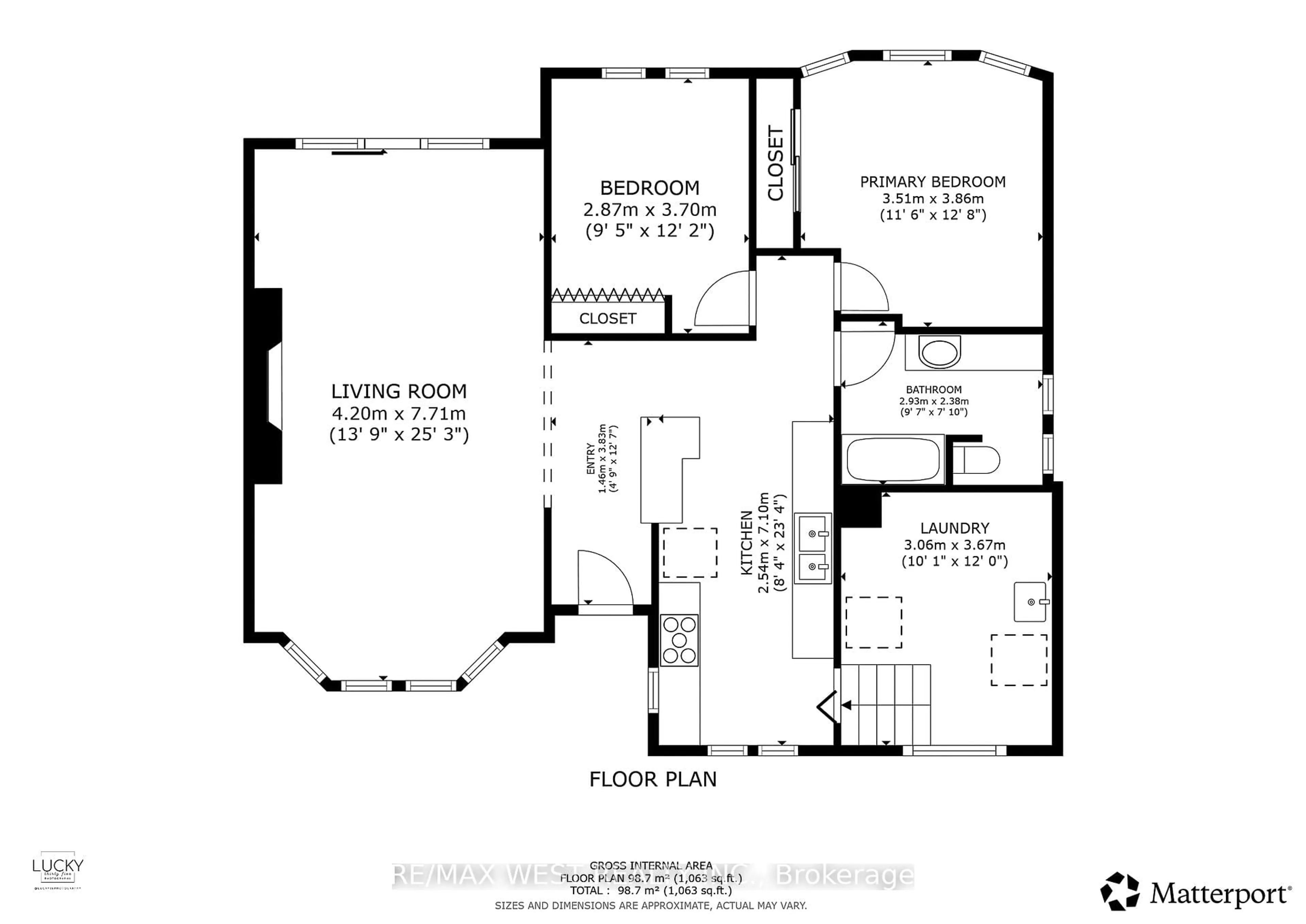 Floor plan for 2437 Riverside Dr, Windsor Ontario N9B 1B2