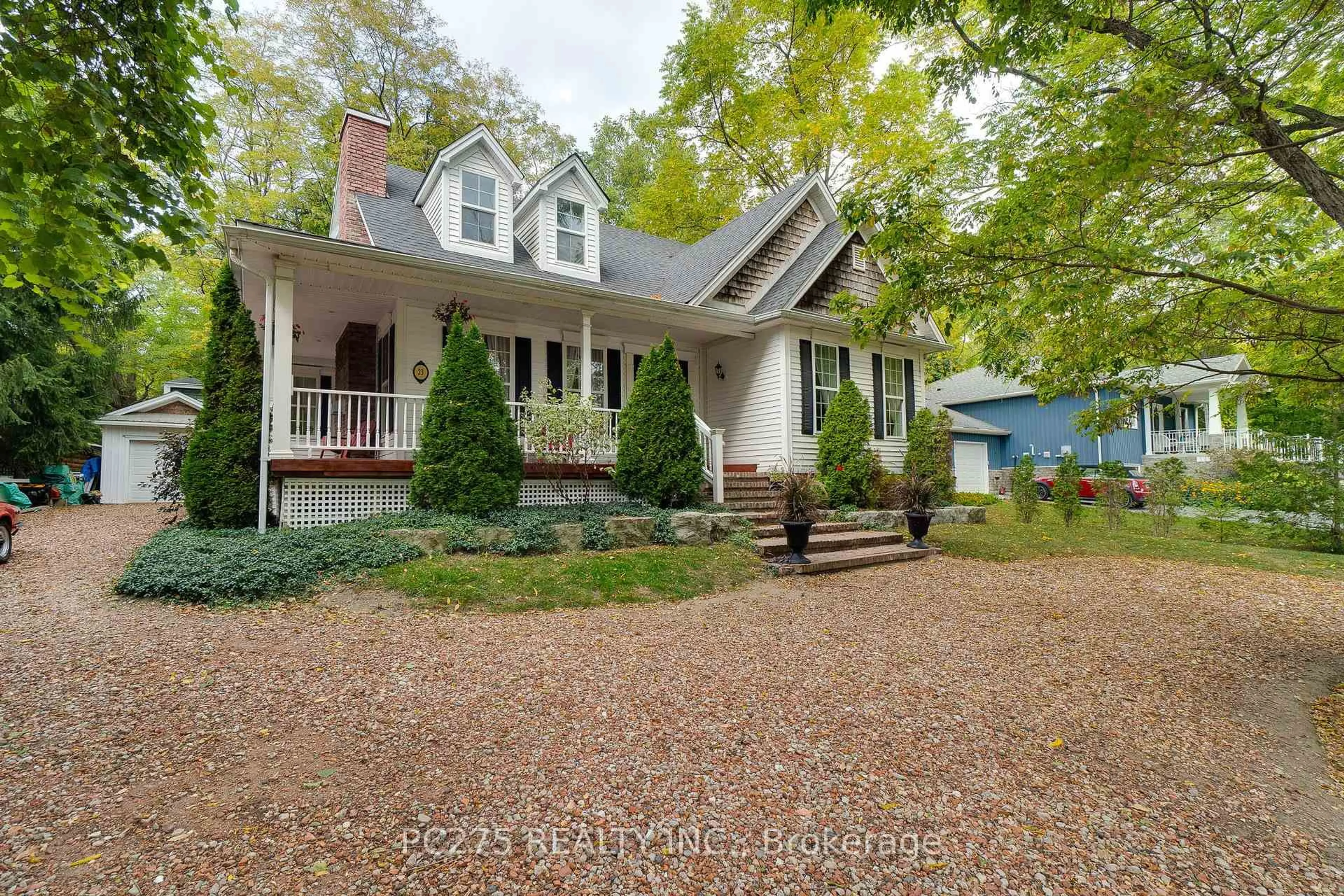 A pic from outside/outdoor area/front of a property/back of a property/a pic from drone, unknown for 23 Mactavesh Cres, Bluewater Ontario N0M 1G0