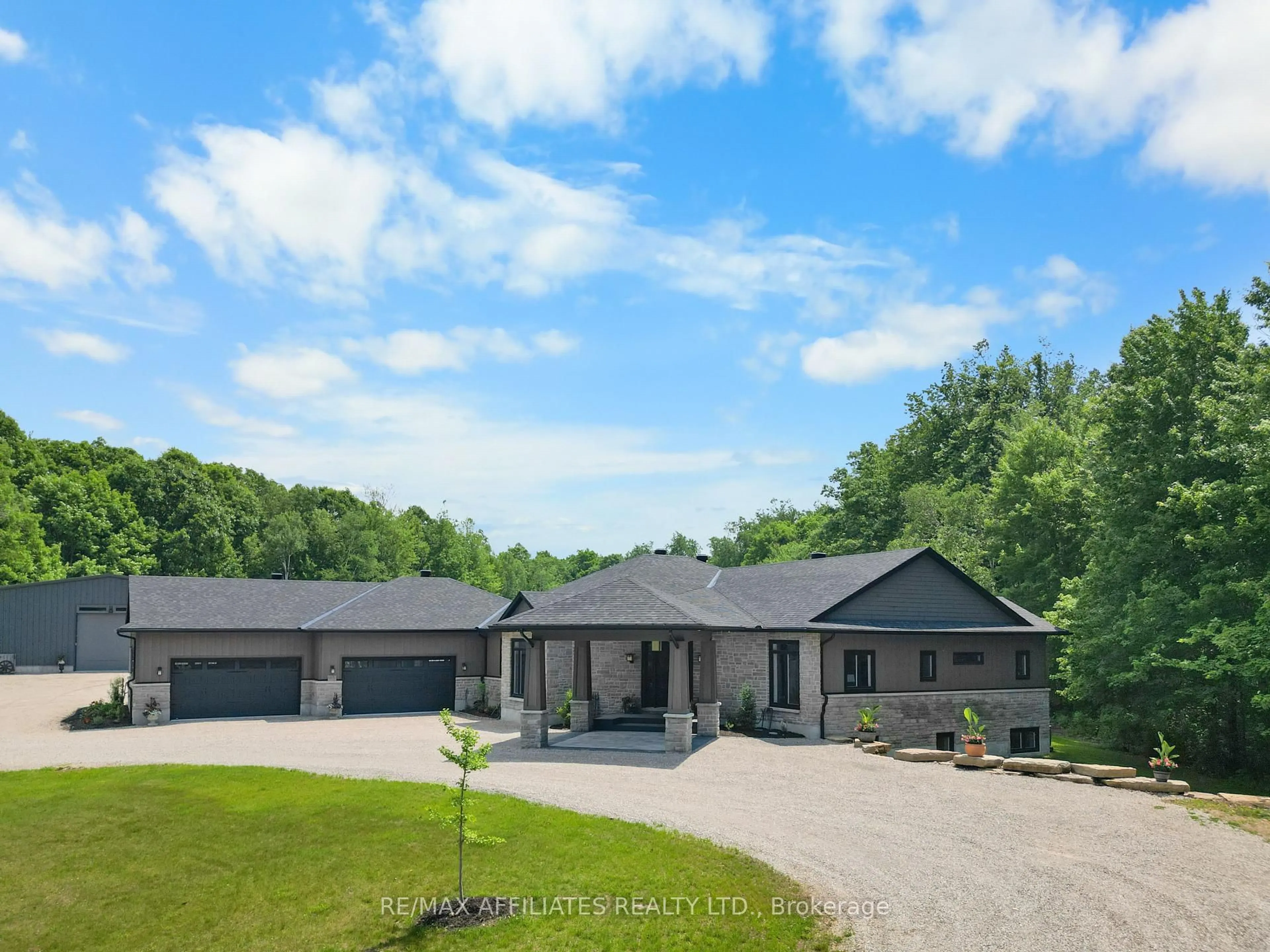 A pic from outside/outdoor area/front of a property/back of a property/a pic from drone, unknown for 1155 Ebbs Bay Rd, Carleton Place Ontario K7C 0C5
