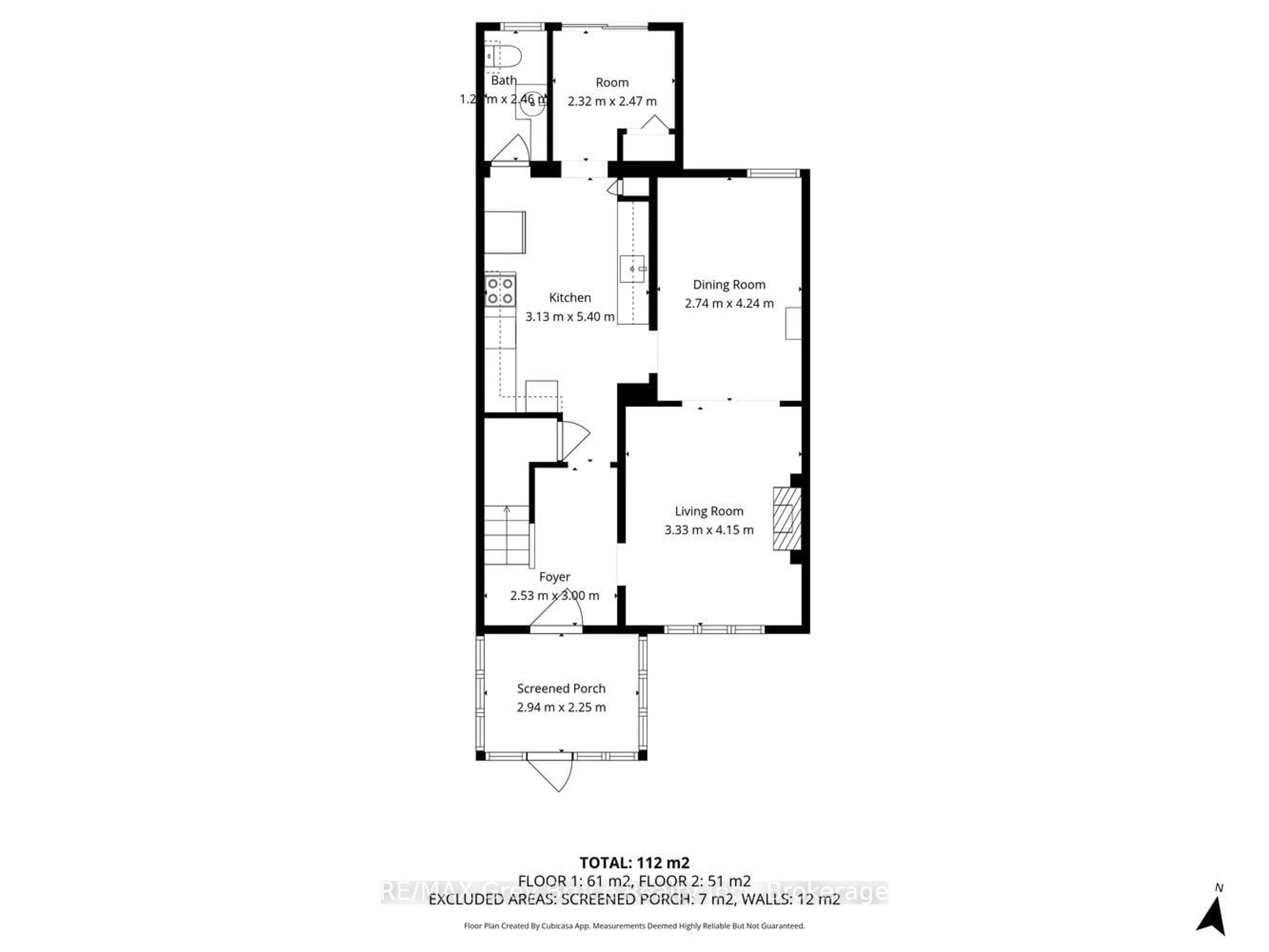 Floor plan for 478 13TH St, Owen Sound Ontario N4K 1W7