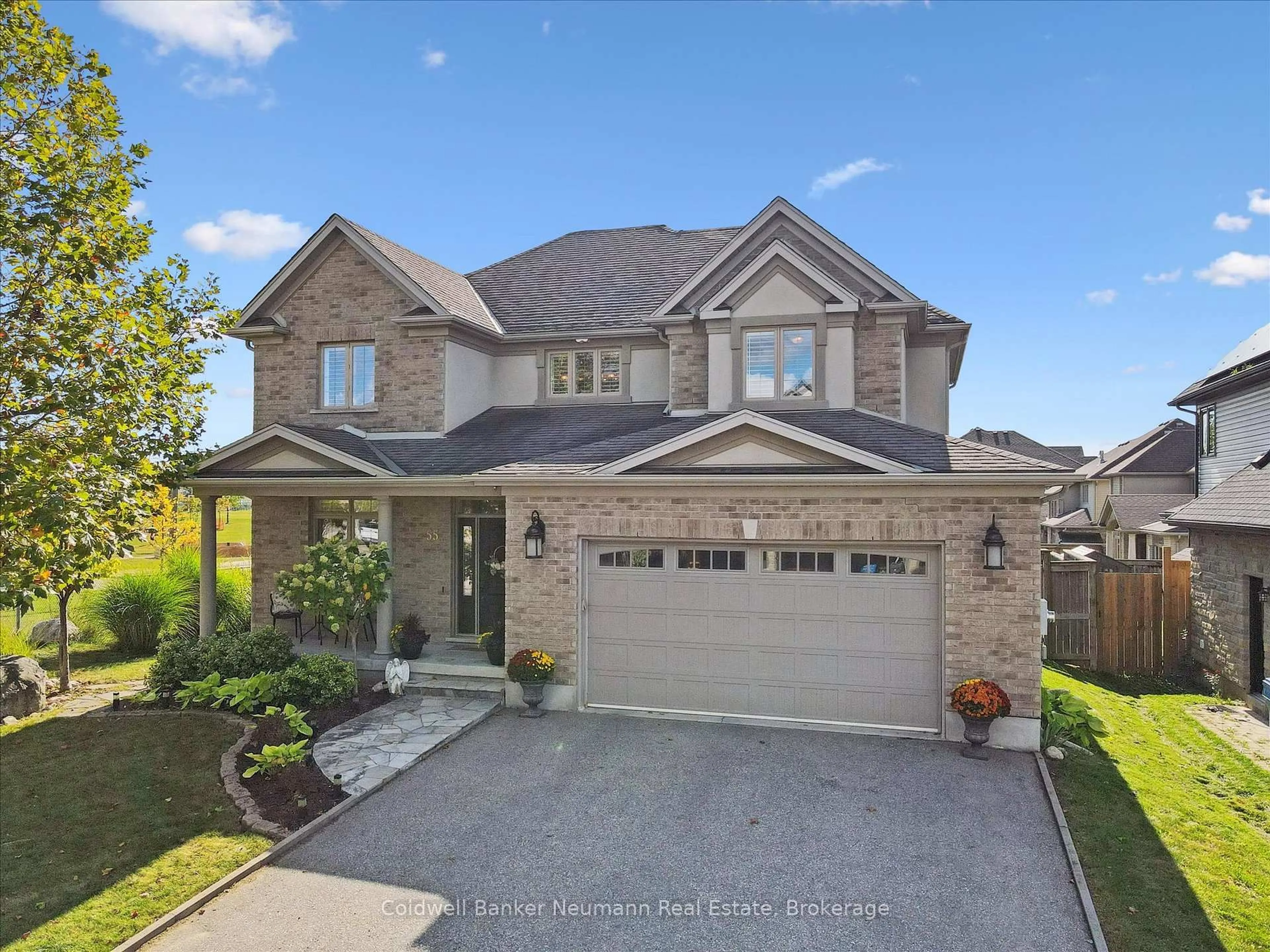 Home with brick exterior material, street for 55 Zaduk Pl, Guelph Ontario N1G 0C4