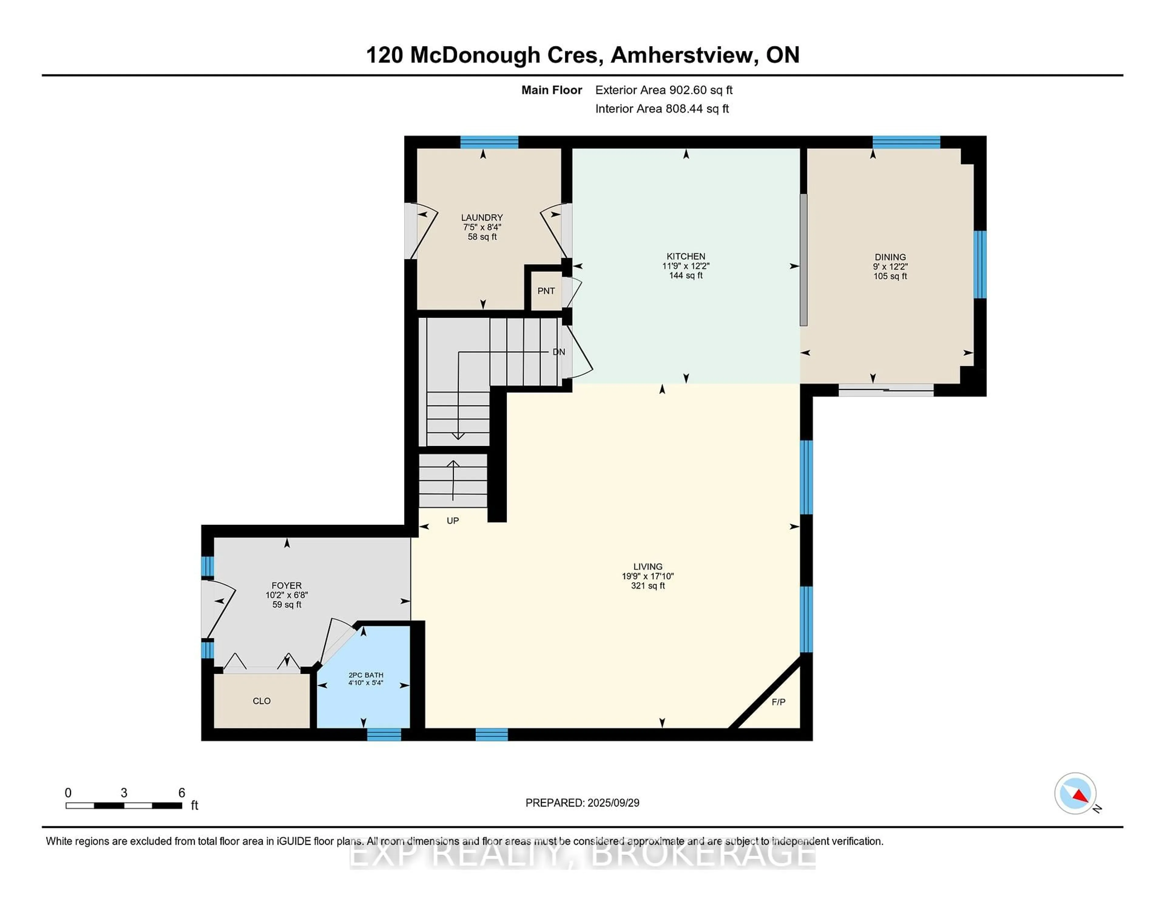 Floor plan for 120 McDONOUGH Cres, Loyalist Ontario K7N 0A4