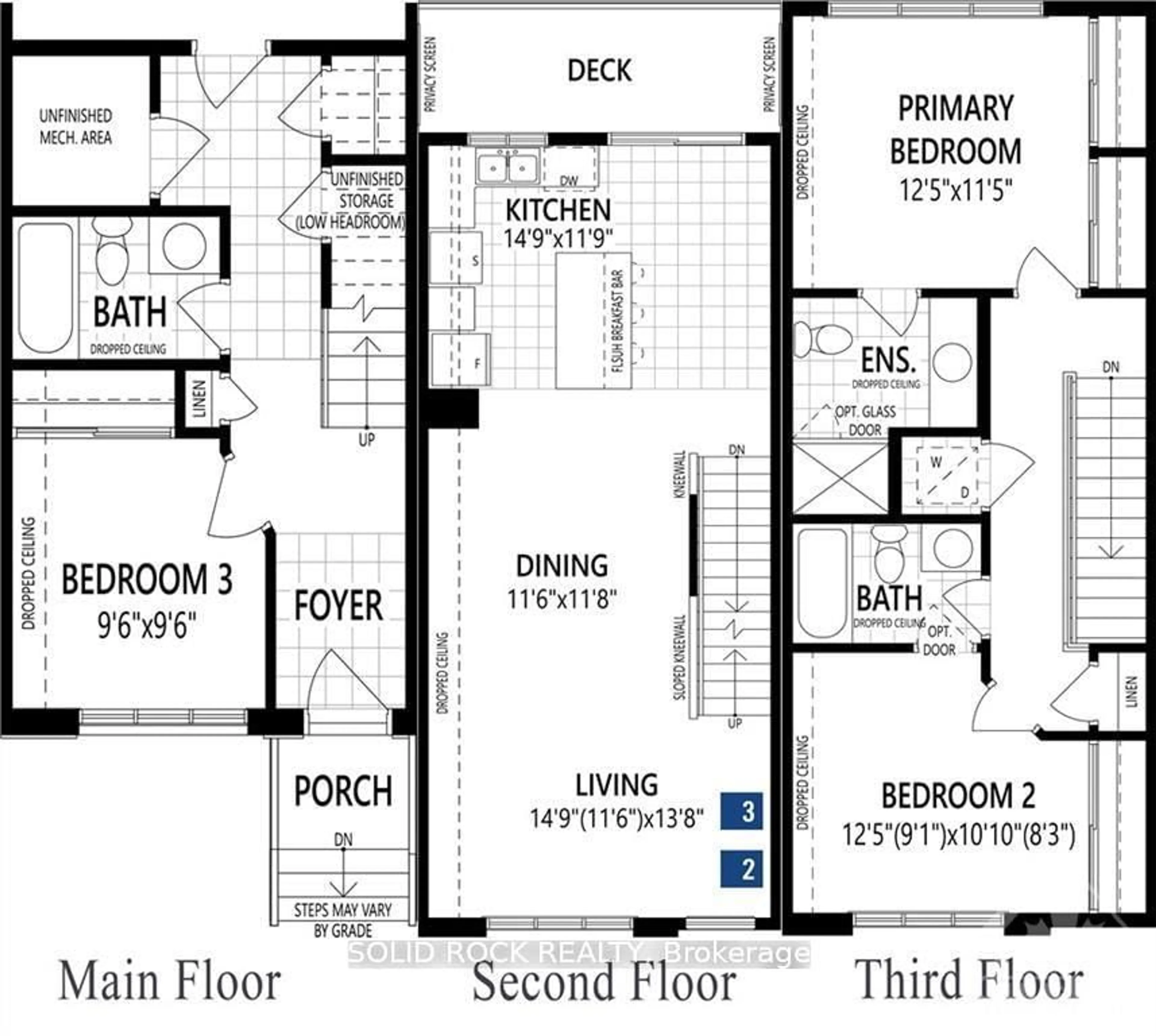 Floor plan for 520 Ozawa Private, Ottawa Ontario K1K 4Z8