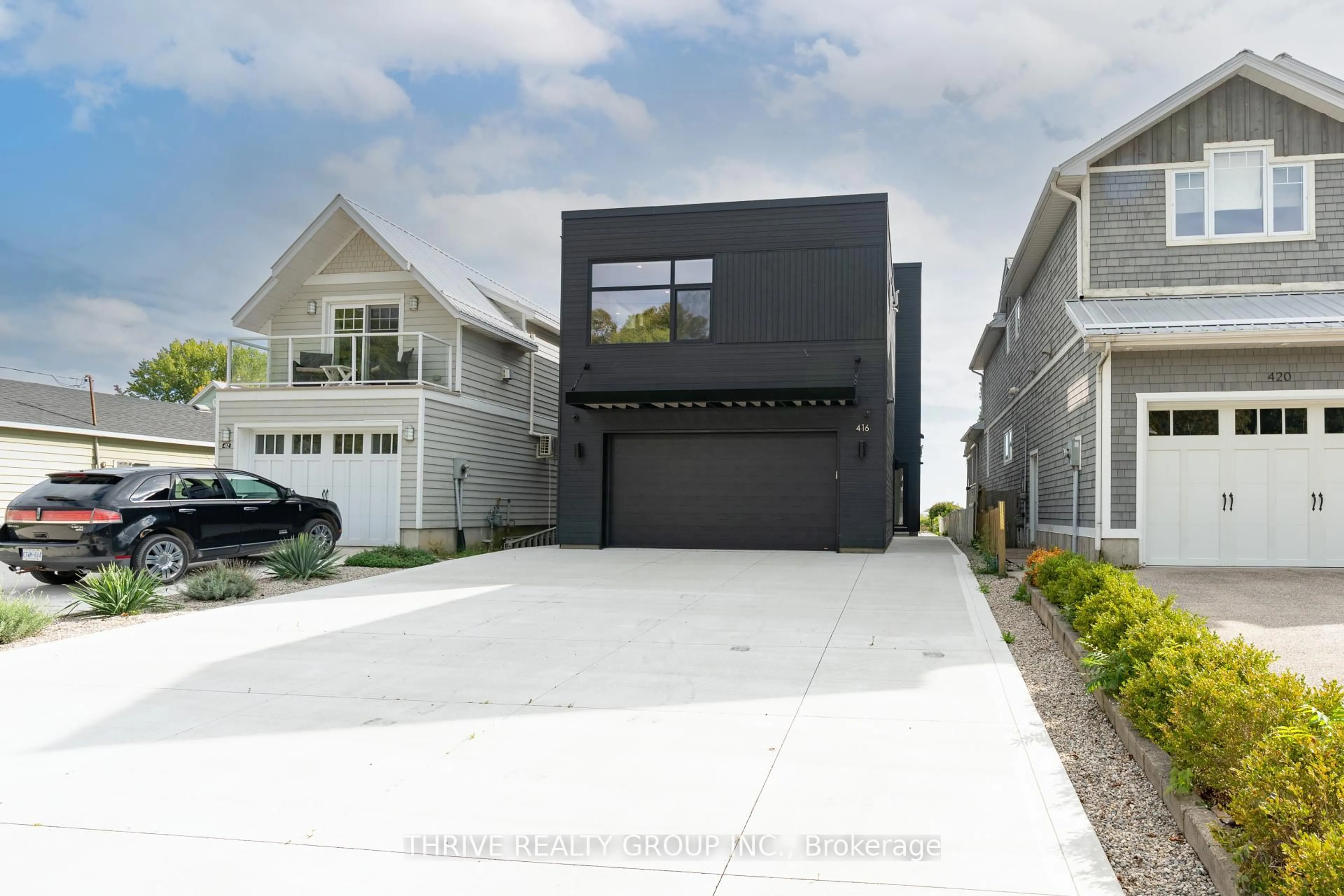 Home with vinyl exterior material, street for 416 Edith Cavell Blvd, Central Elgin Ontario N5L 1E7