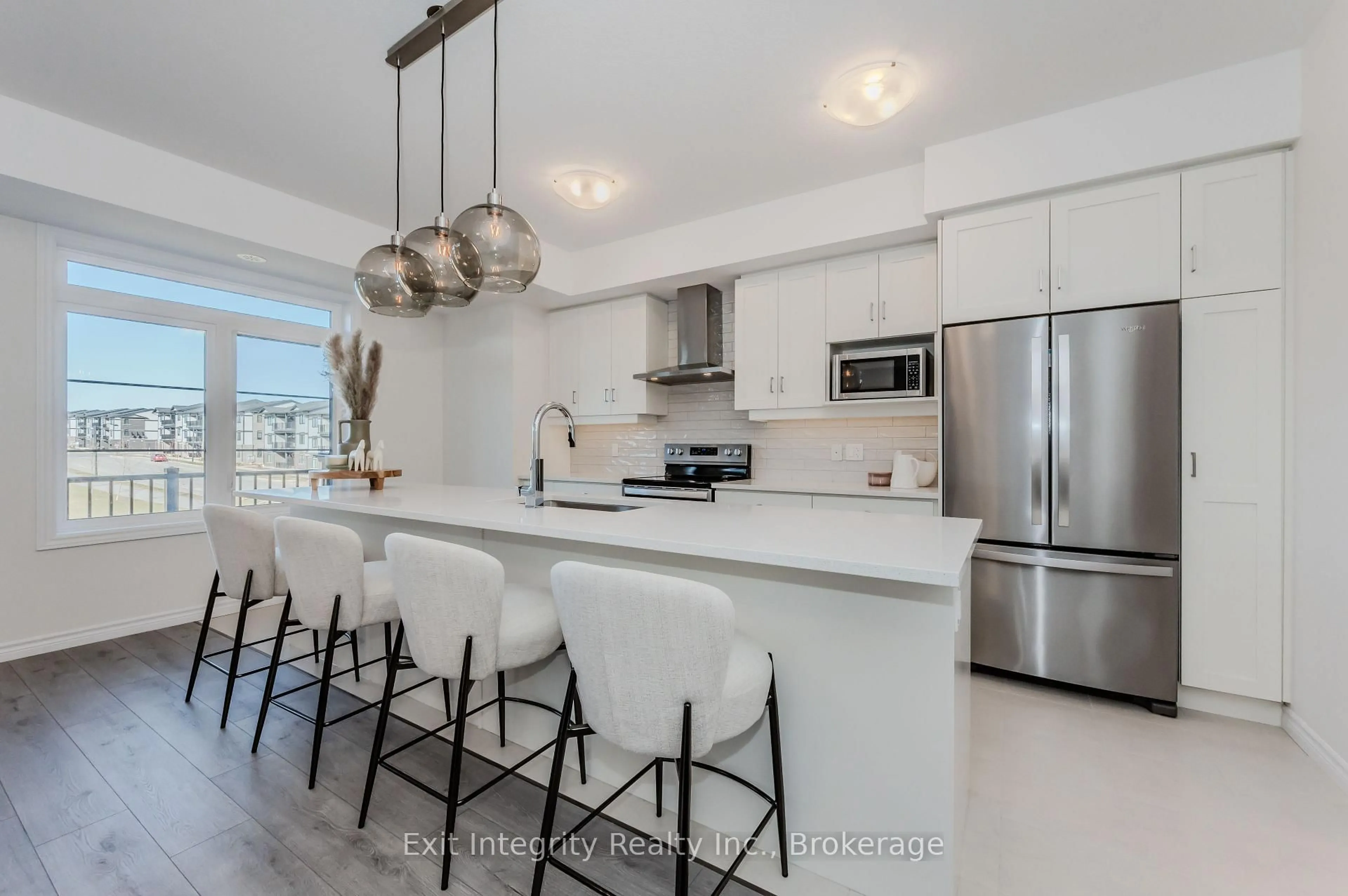 Open concept kitchen, ceramic/tile floor for 6 Lomond Lane, Kitchener Ontario N2R 0R4