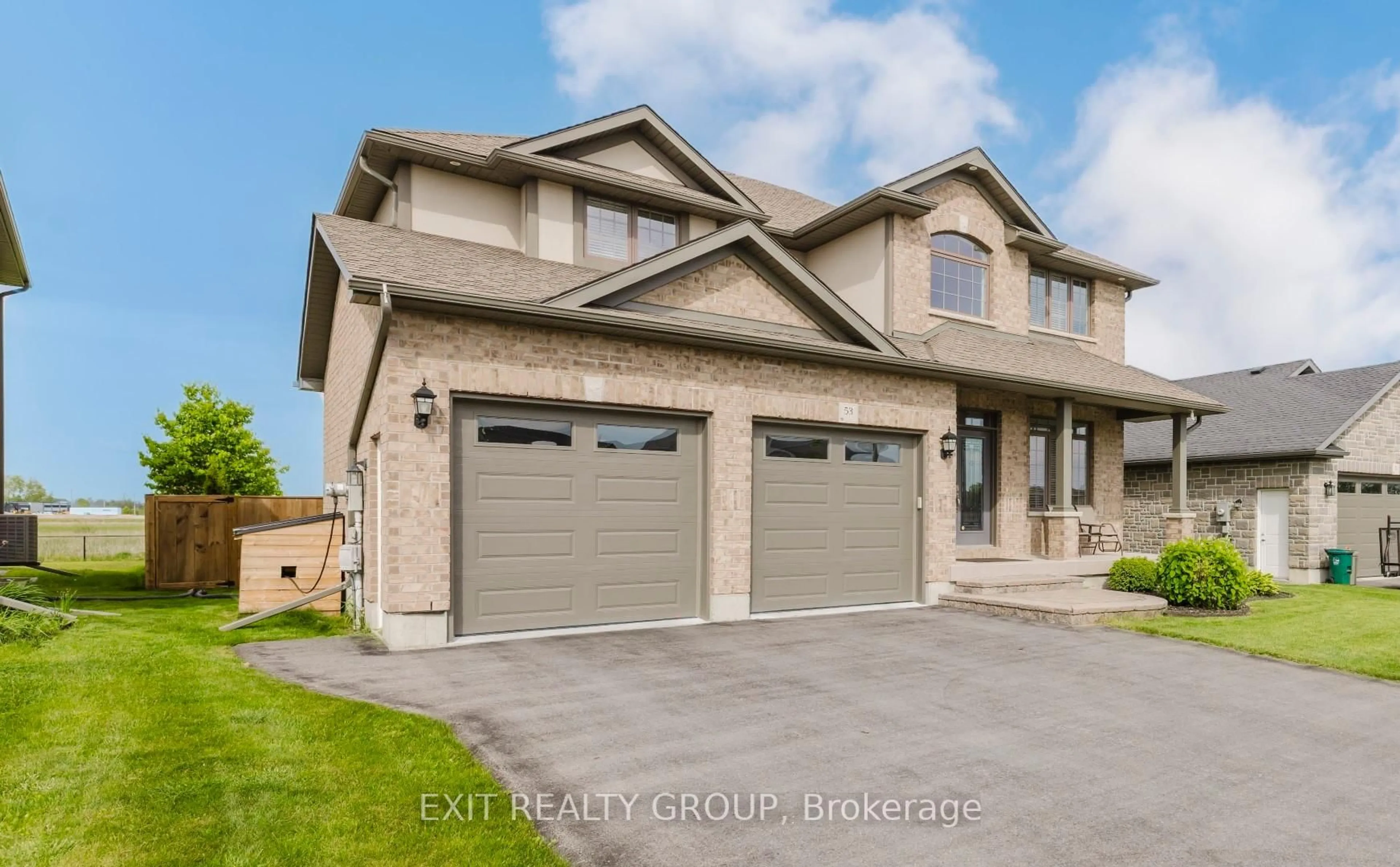 Home with brick exterior material, street for 53 Hampton Ridge Dr, Belleville Ontario K8N 0E6