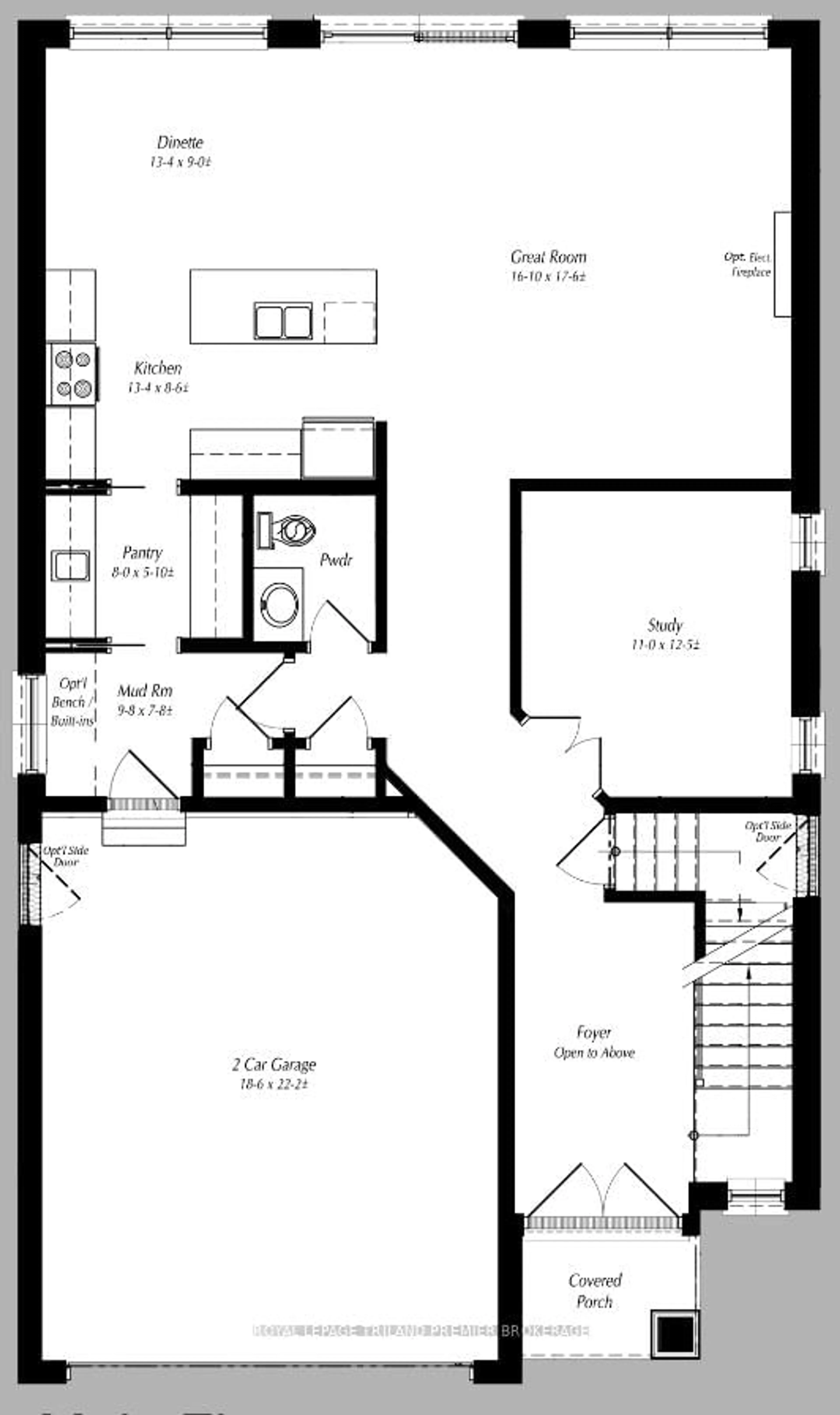 Floor plan for 4338 SAGEBRUSH Cres, London South Ontario N6P 0H7