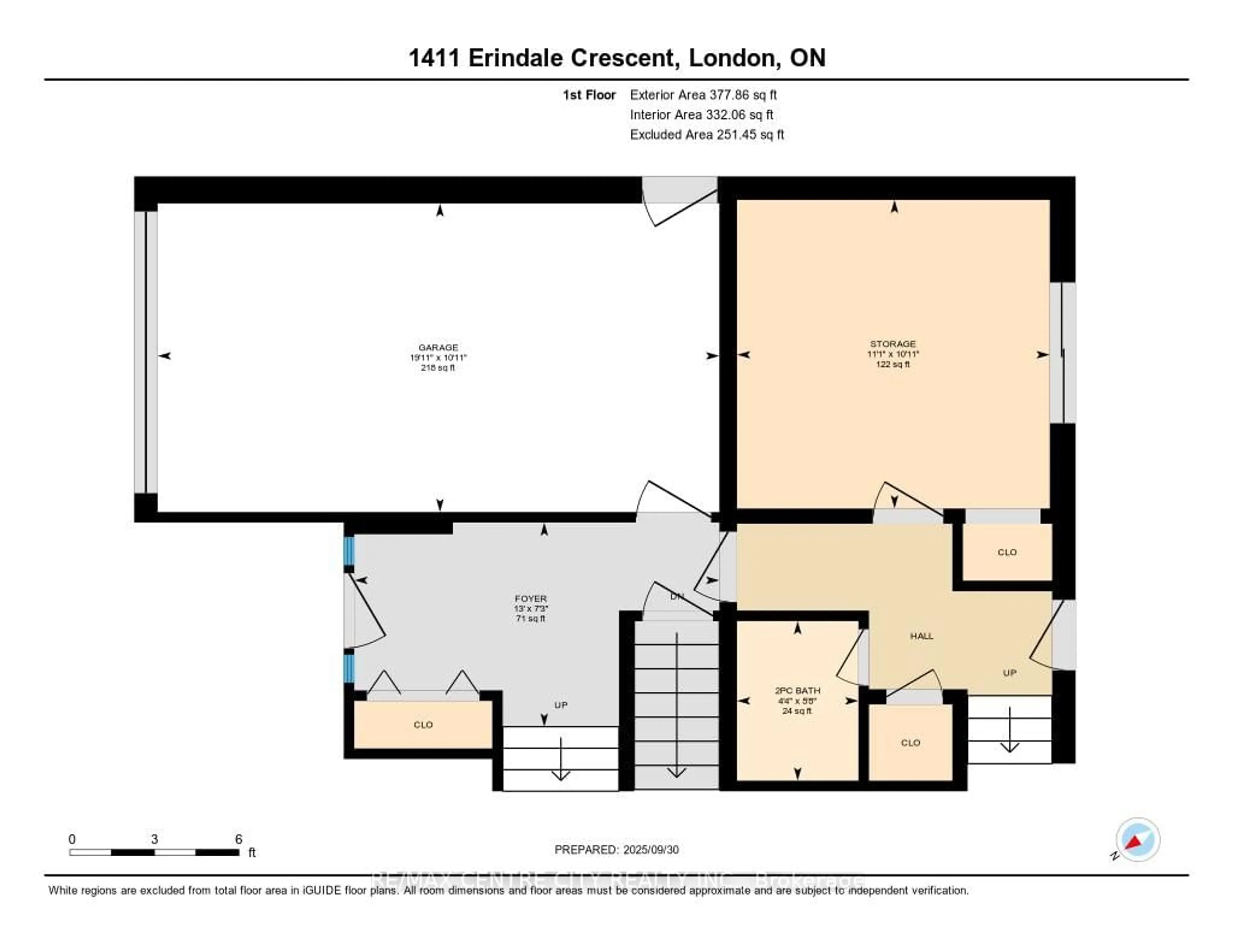 Floor plan for 1411 Erindale Cres, London North Ontario N5X 1V8