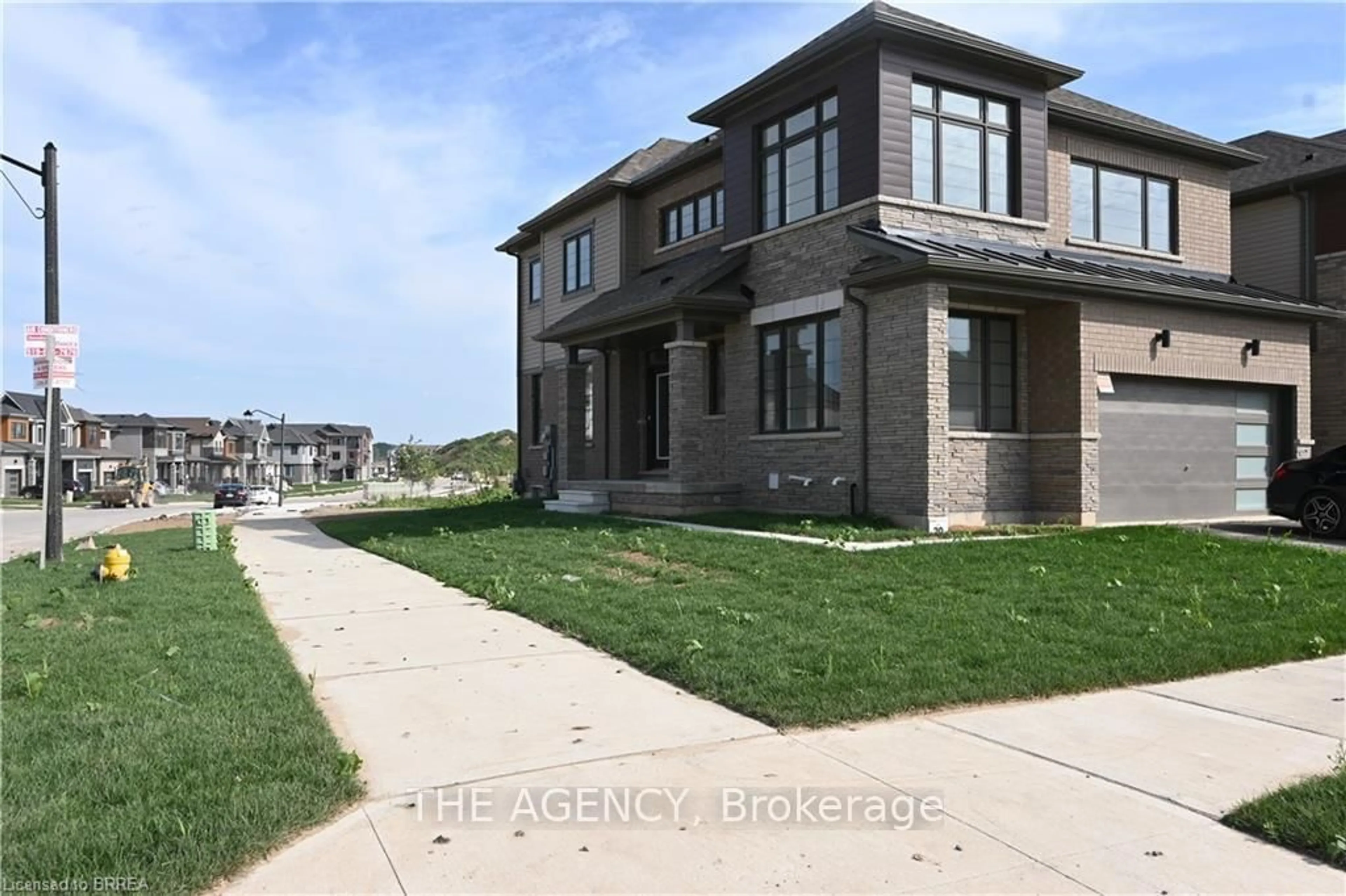Home with brick exterior material, street for 1 Bee Cres, Brantford Ontario N3T 0V7