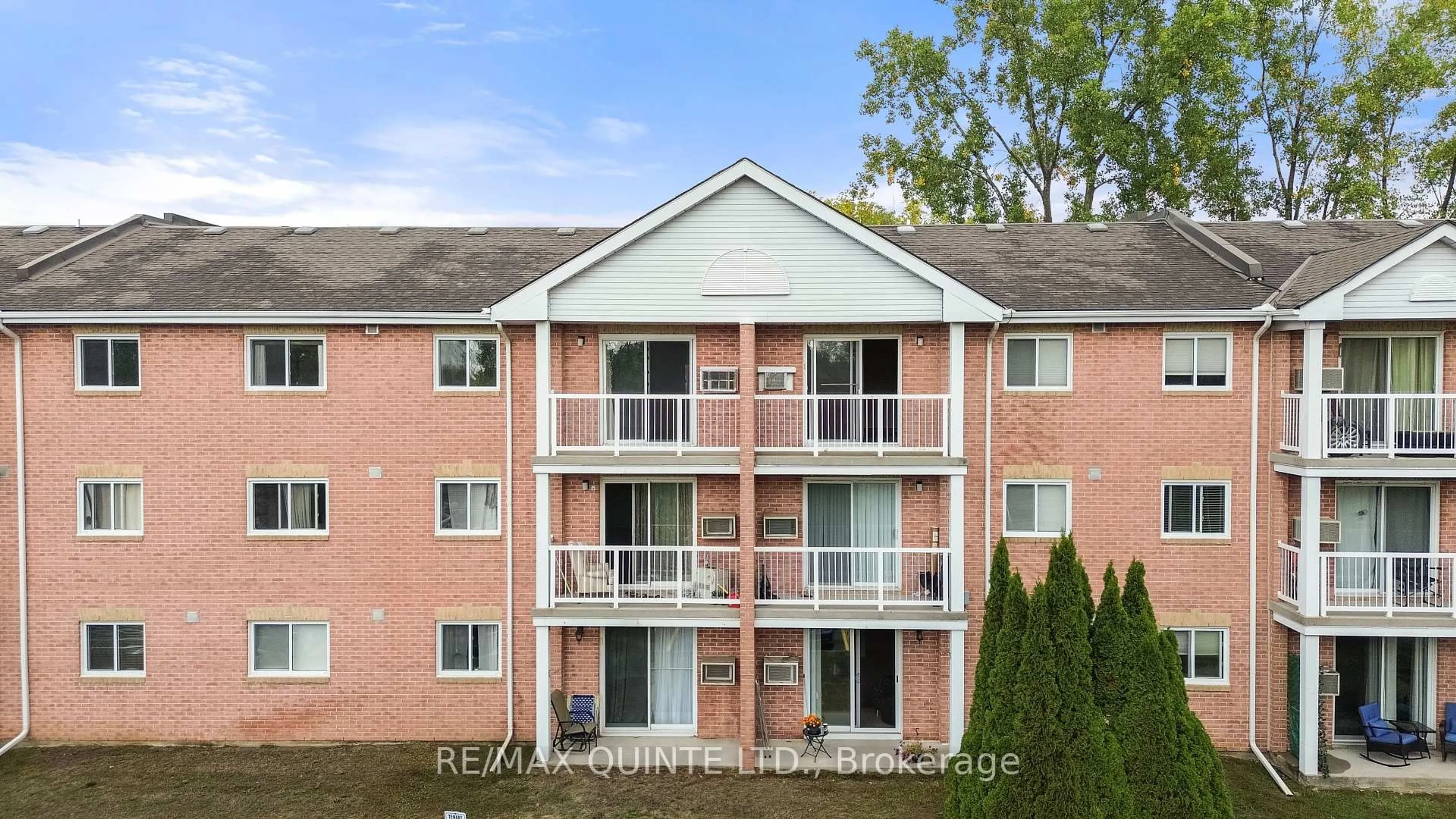 A pic from outside/outdoor area/front of a property/back of a property/a pic from drone, unknown for 175 Haig Rd #312, Belleville Ontario K8N 5R7