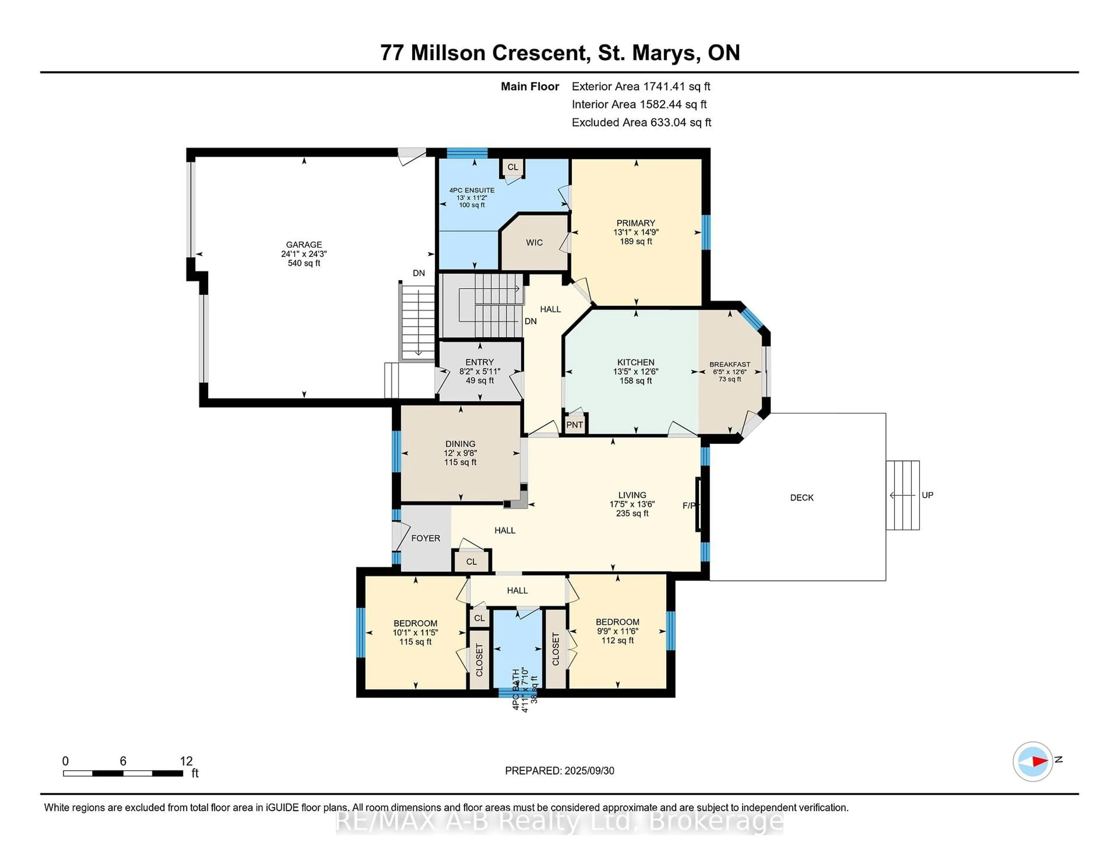 Floor plan for 77 Millson Cres, St. Marys Ontario N4X 1A0