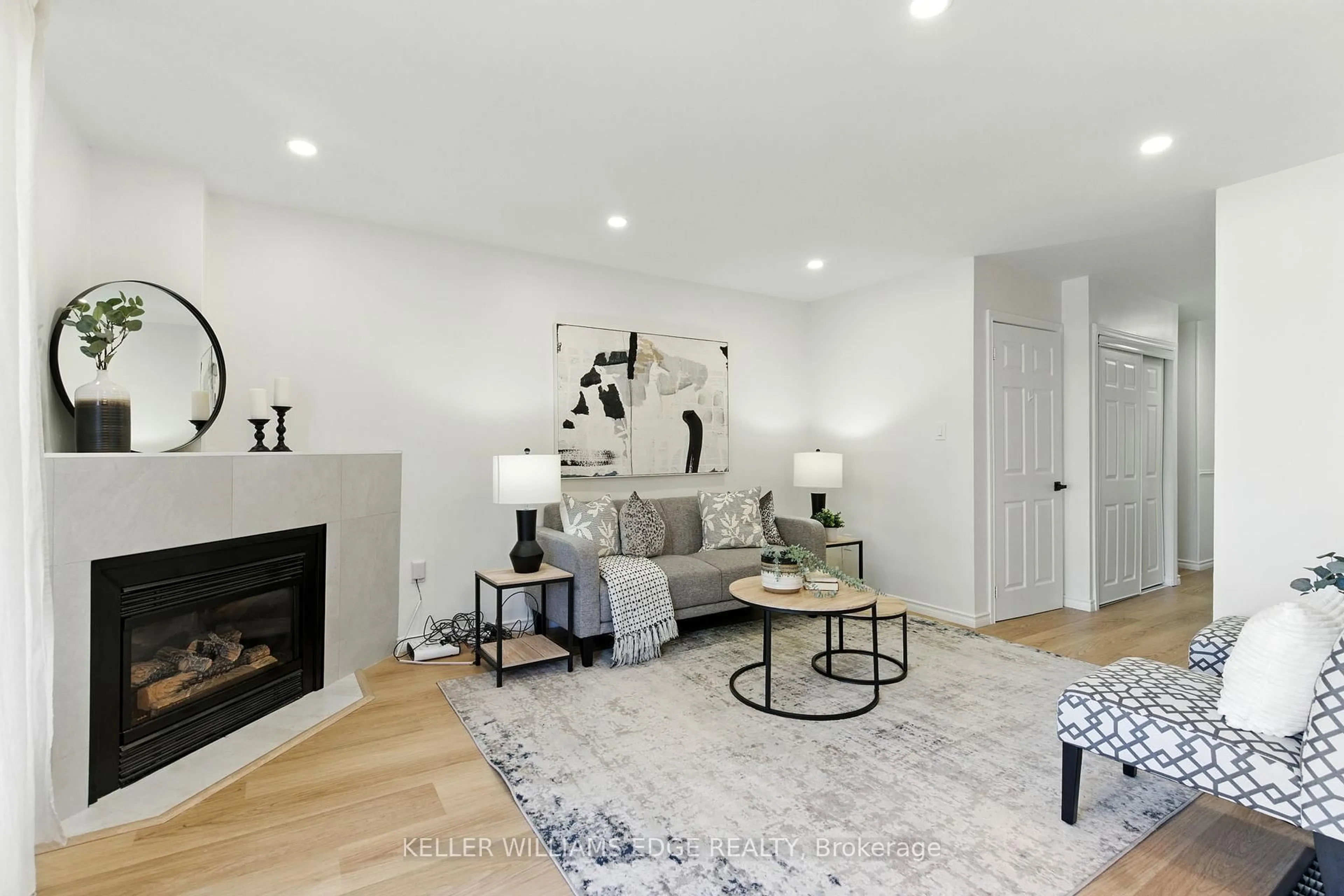 Living room with furniture, unknown for 25 Redbury St #50, Hamilton Ontario L8W 1P7
