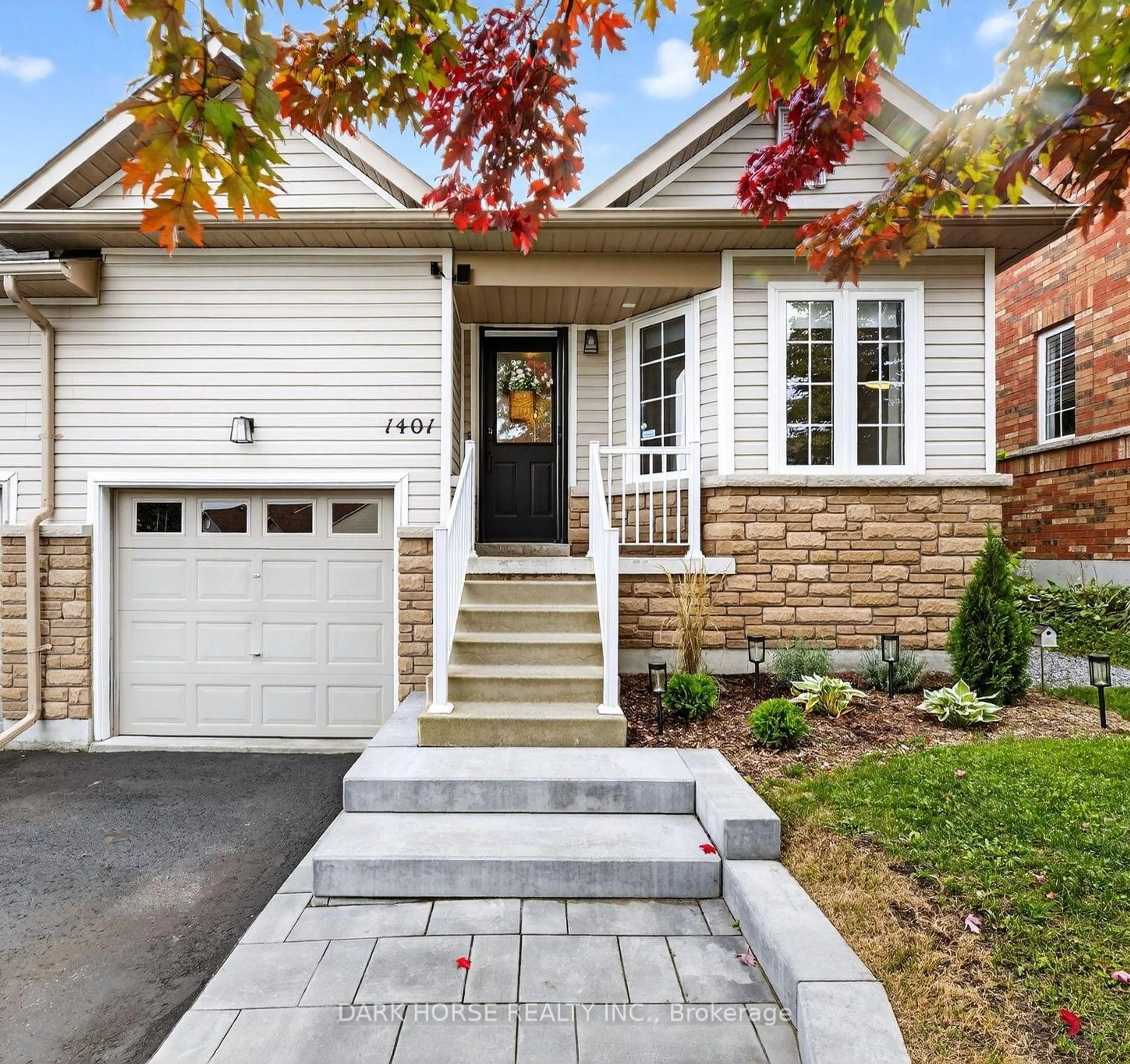 Home with brick exterior material, street for 1401 Hancox Crt, Peterborough Ontario K9K 2M2