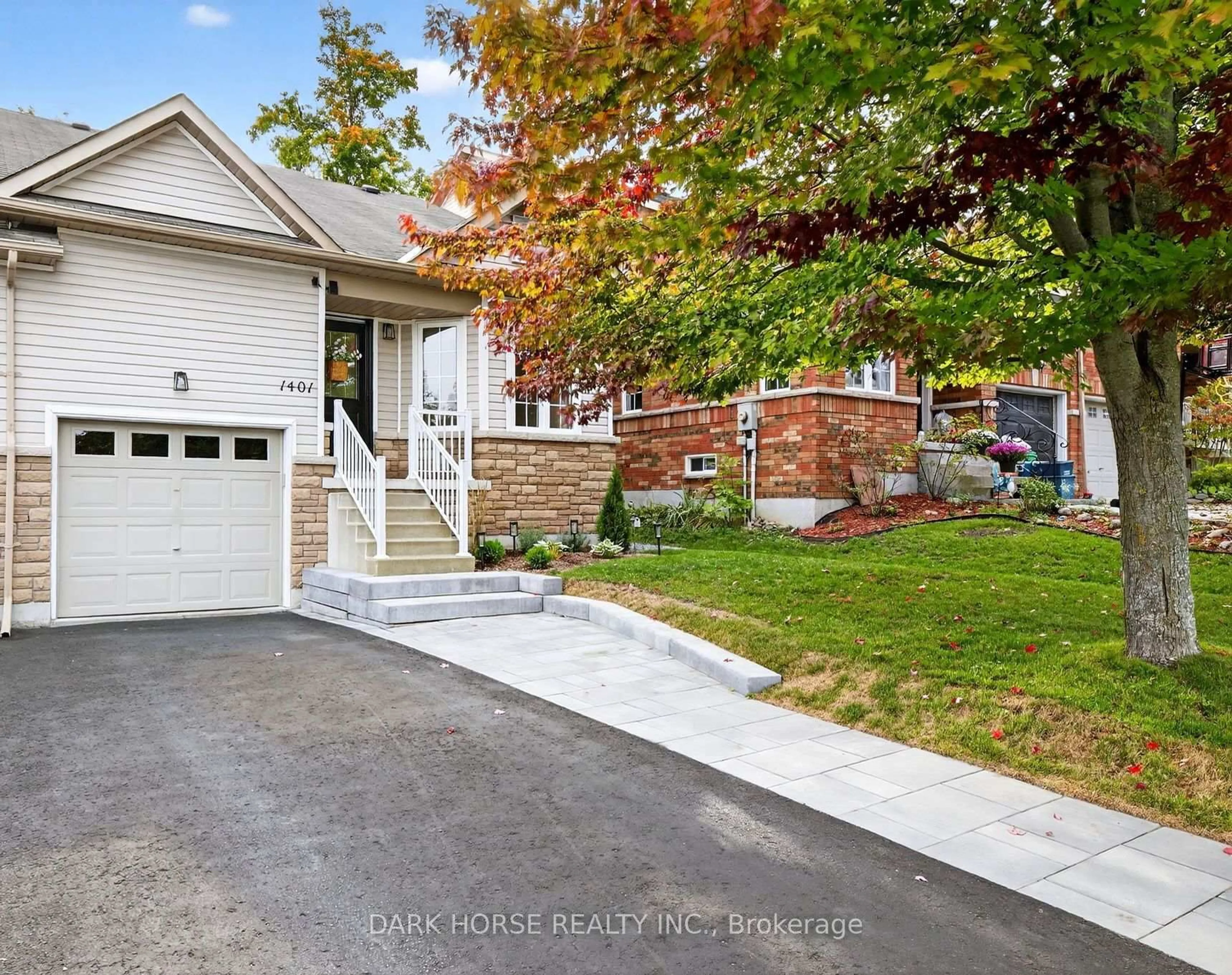 Home with brick exterior material, street for 1401 Hancox Crt, Peterborough Ontario K9K 2M2